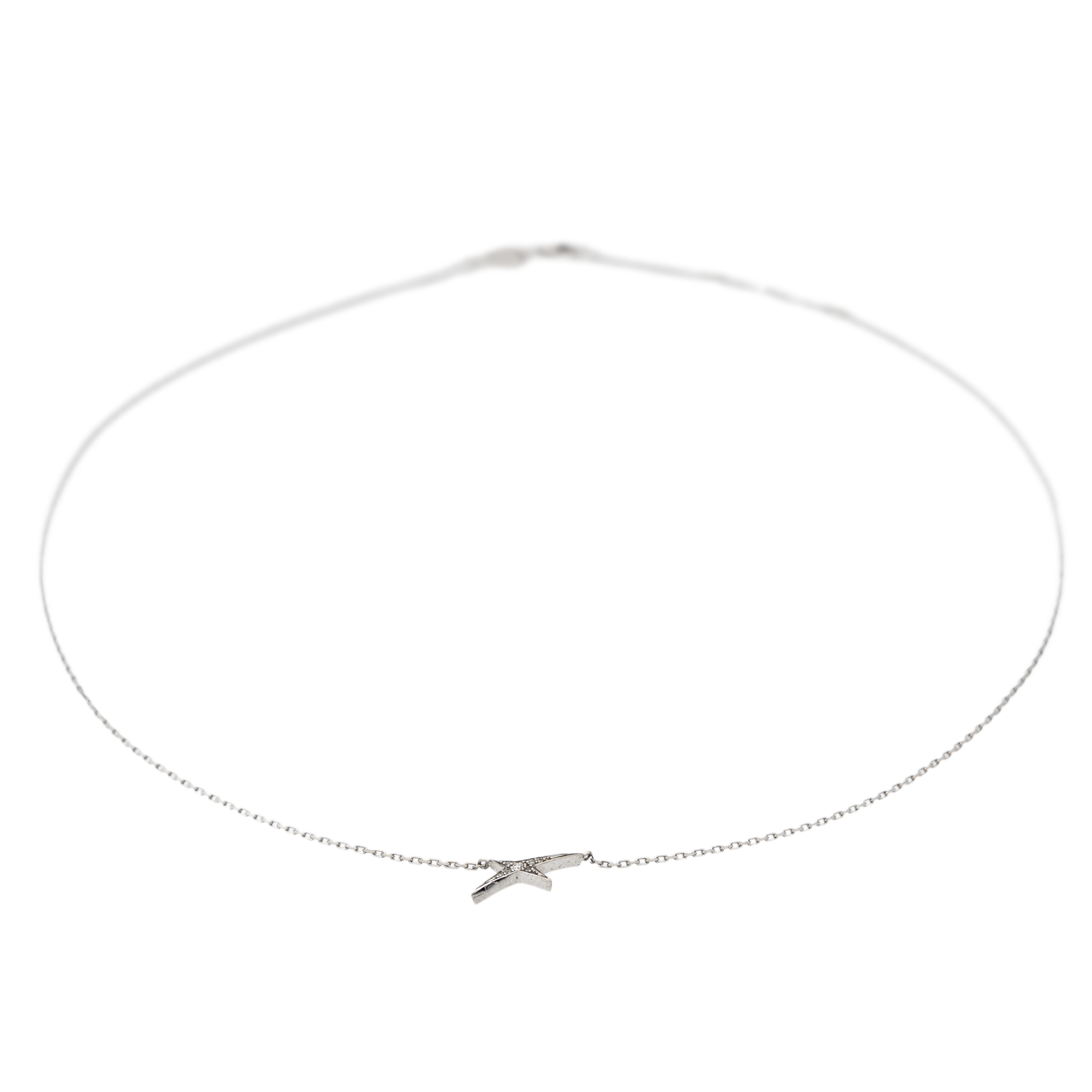 Mauboussin French Valentine Pendant Necklace White Gold Diamond