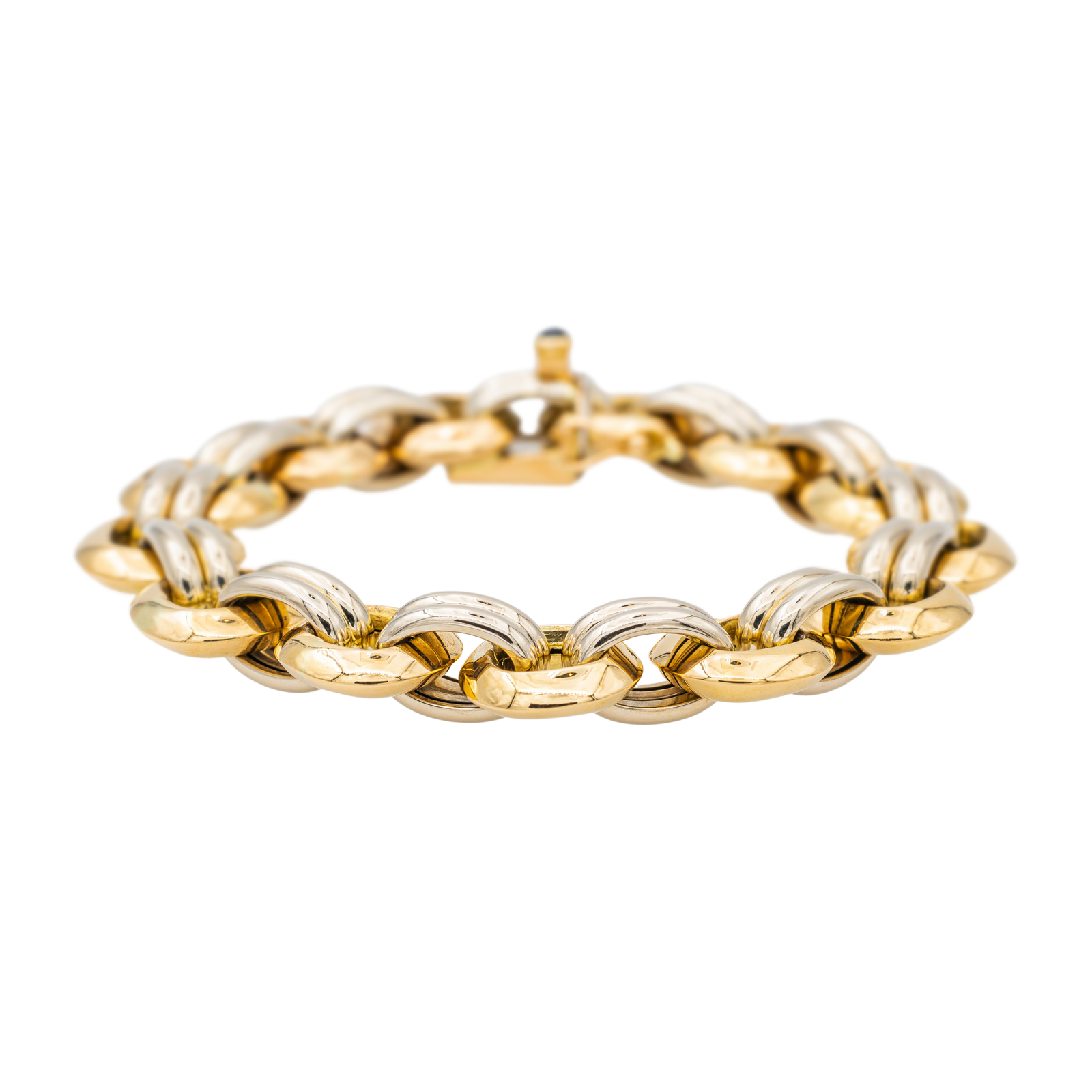 Caplain Bracelet  Or jaune, Or blanc