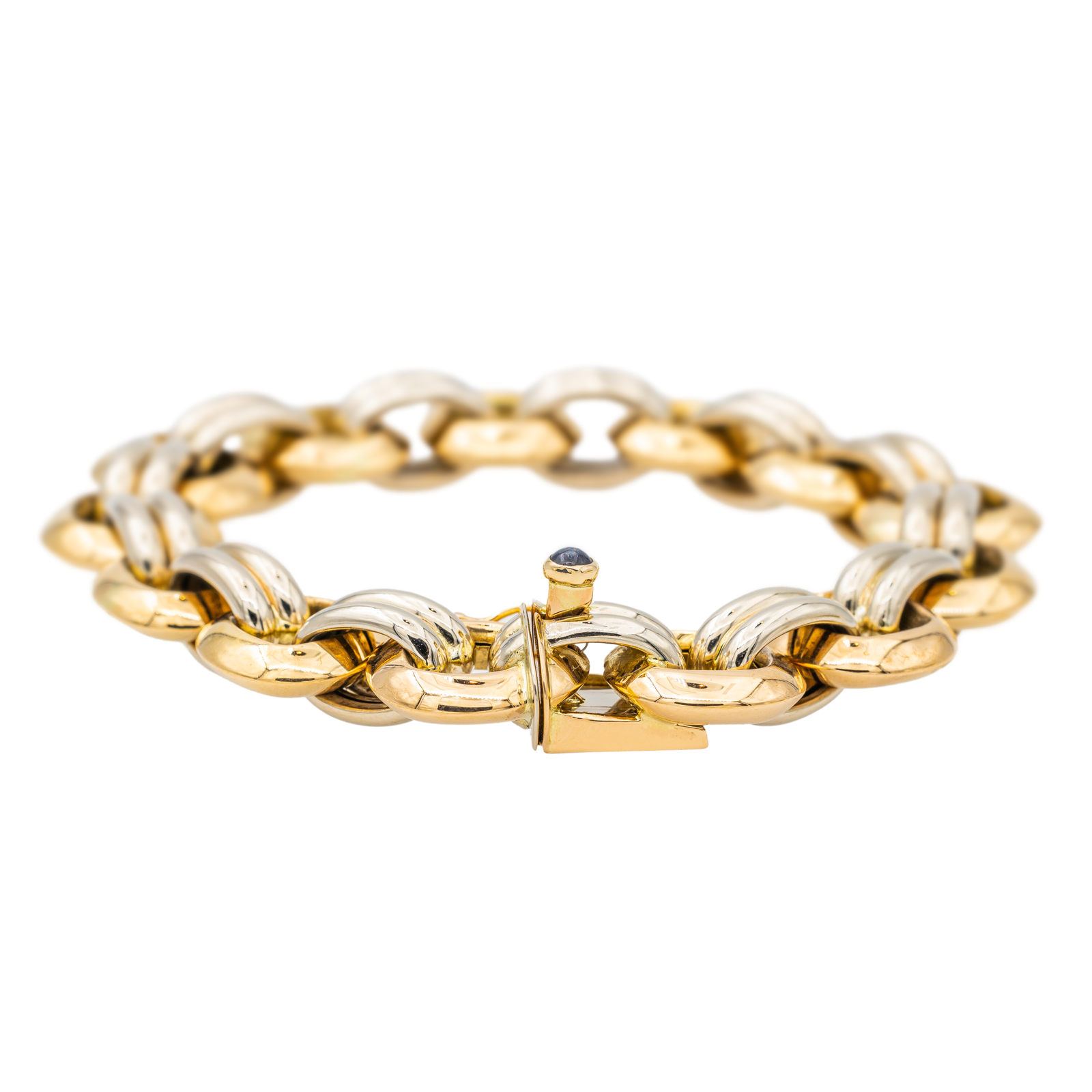 Caplain Bracelet  Or jaune, Or blanc