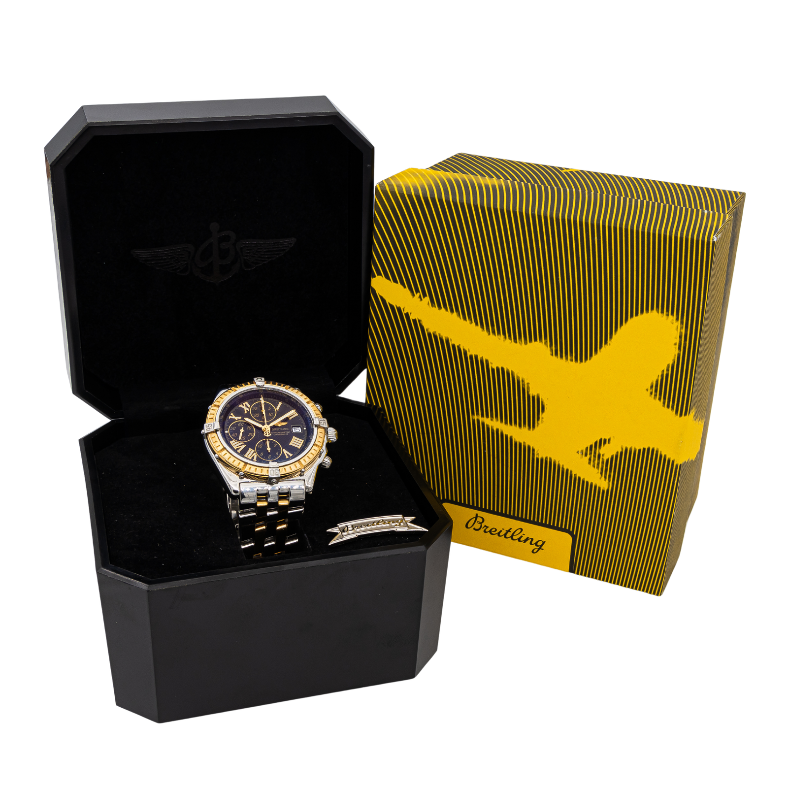Breitling Crosswind Watch Steel, Yellow Gold