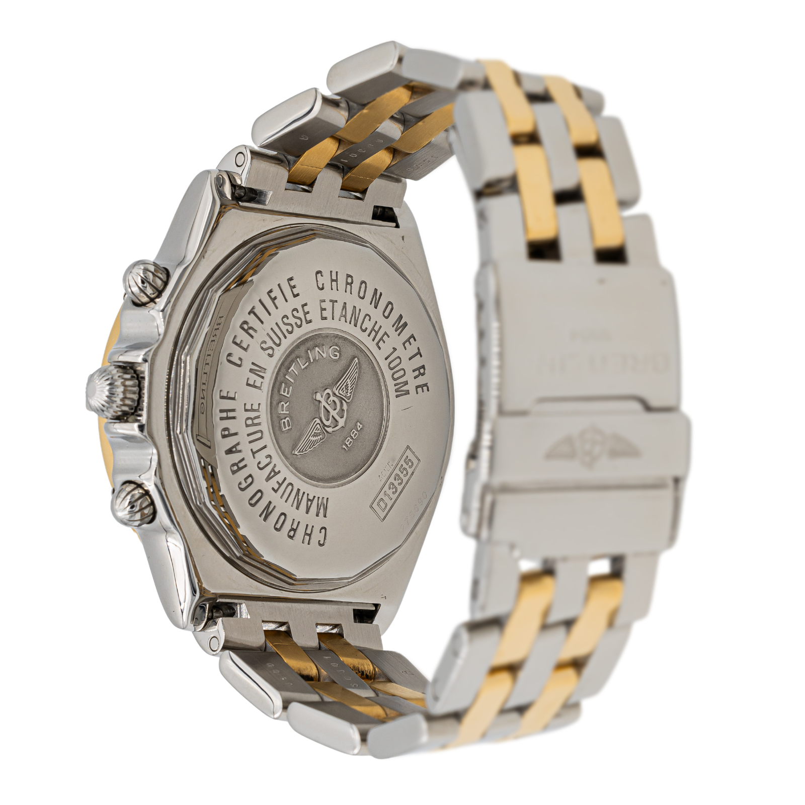Breitling Crosswind Watch Steel, Yellow Gold