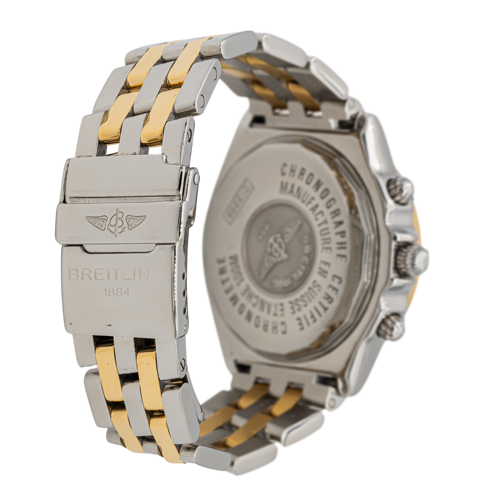 Breitling Crosswind Watch Steel, Yellow Gold