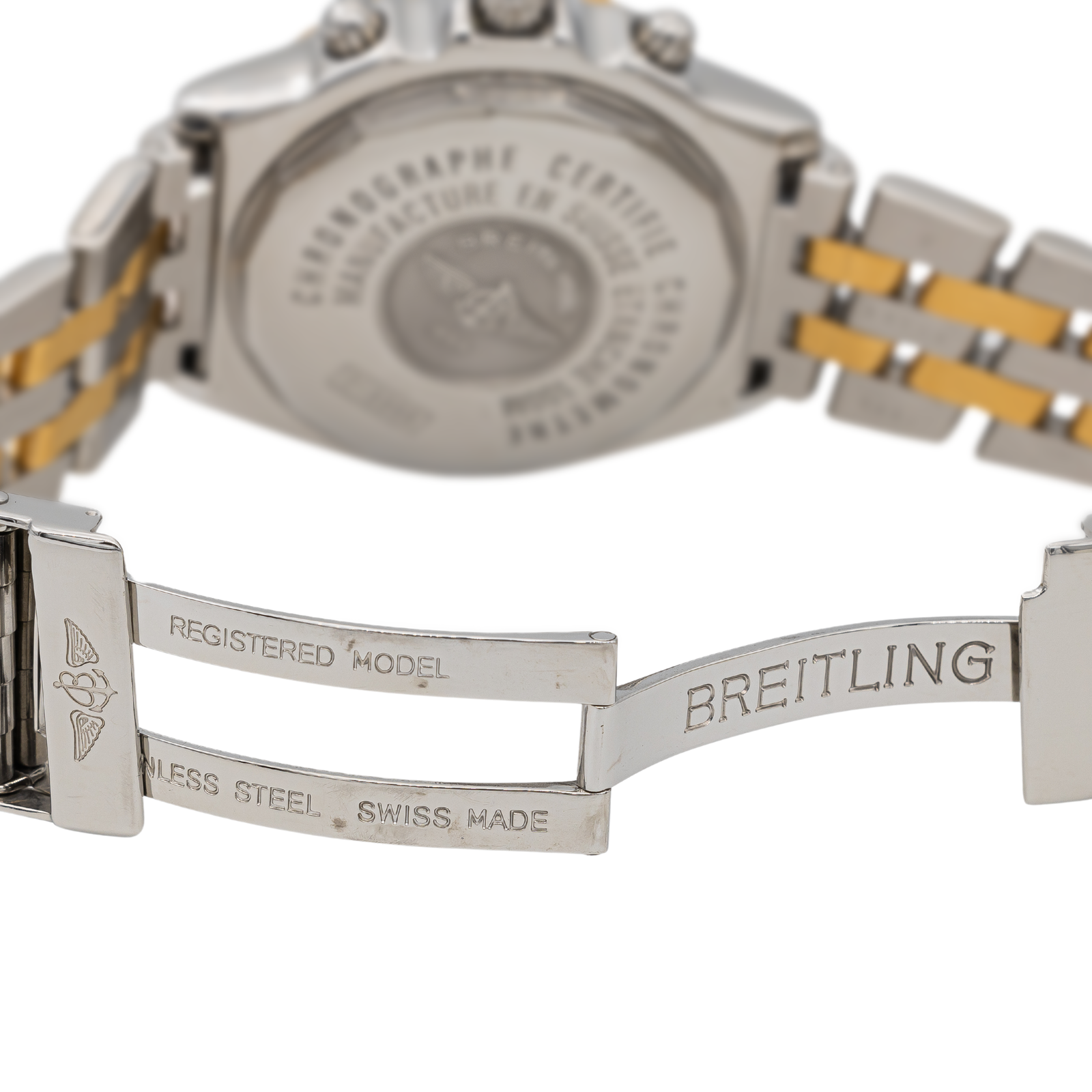 Breitling Crosswind Watch Steel, Yellow Gold