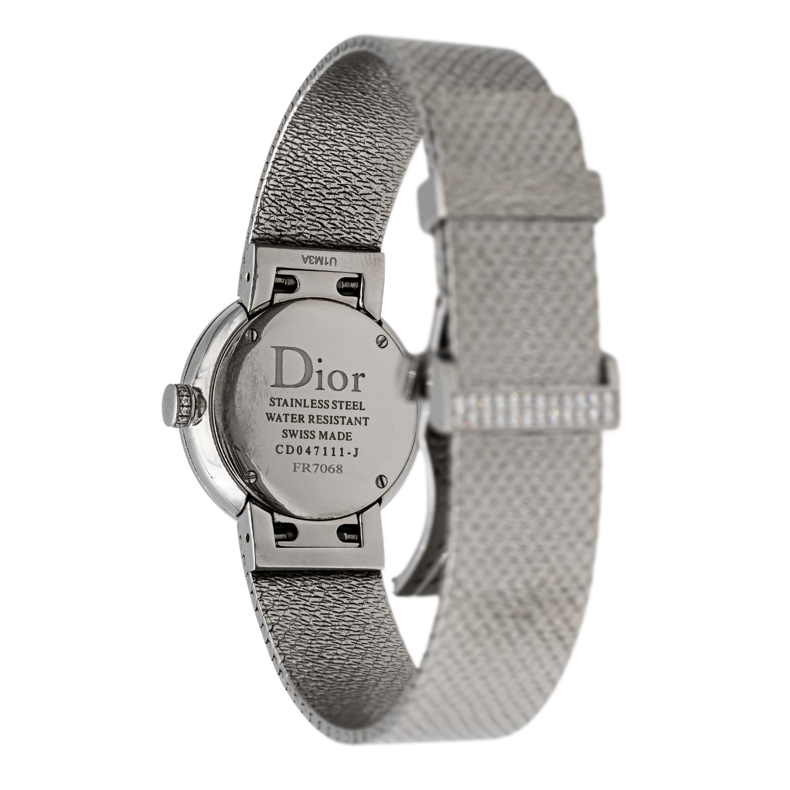Dior La D de Dior Steel Diamond Watch