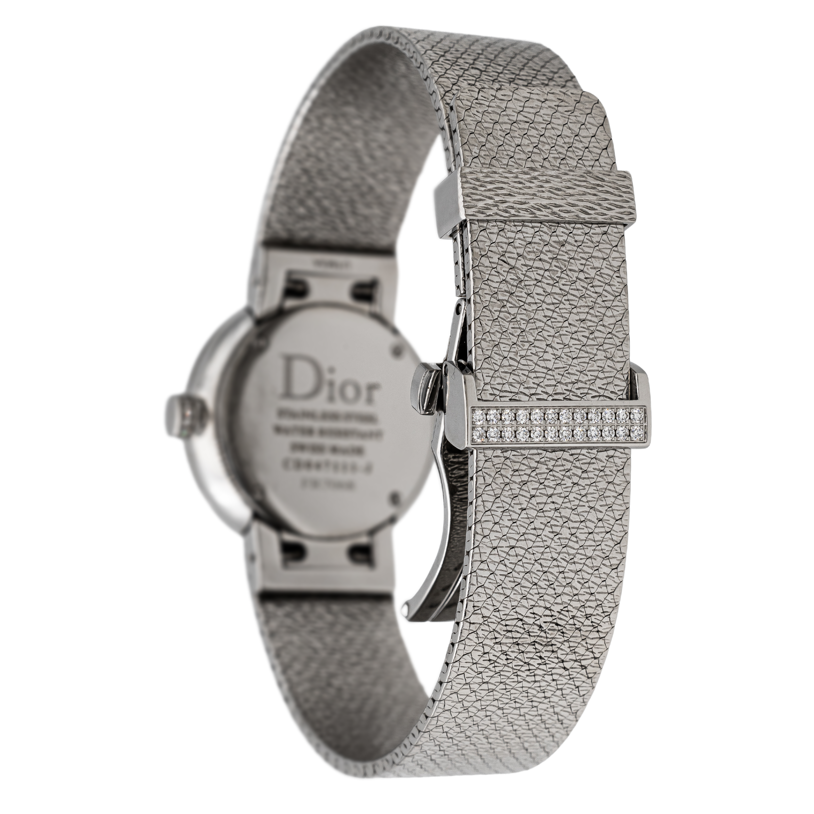 Dior La D de Dior Steel Diamond Watch