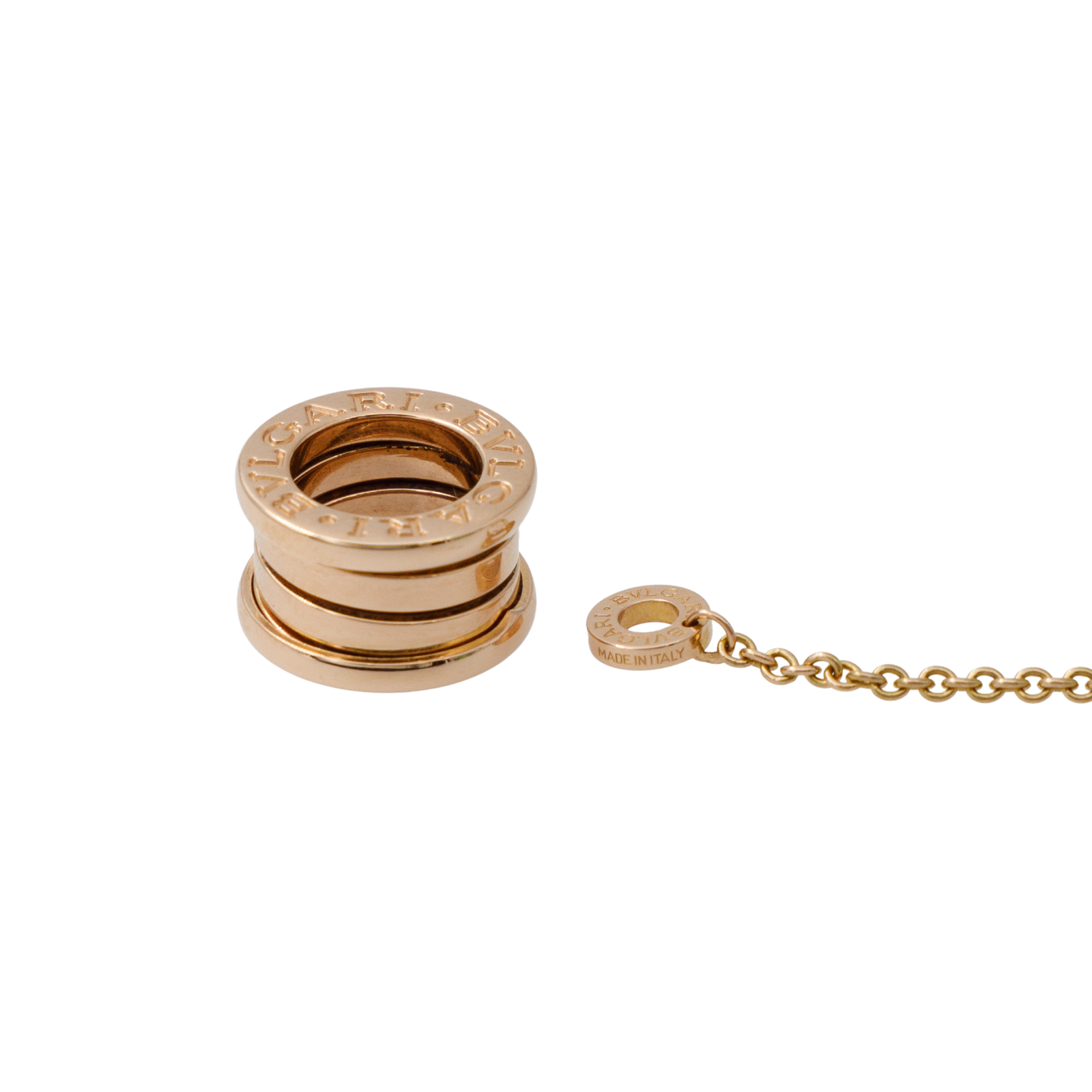 Bulgari B.Zero1 Pendant Necklace Rose gold