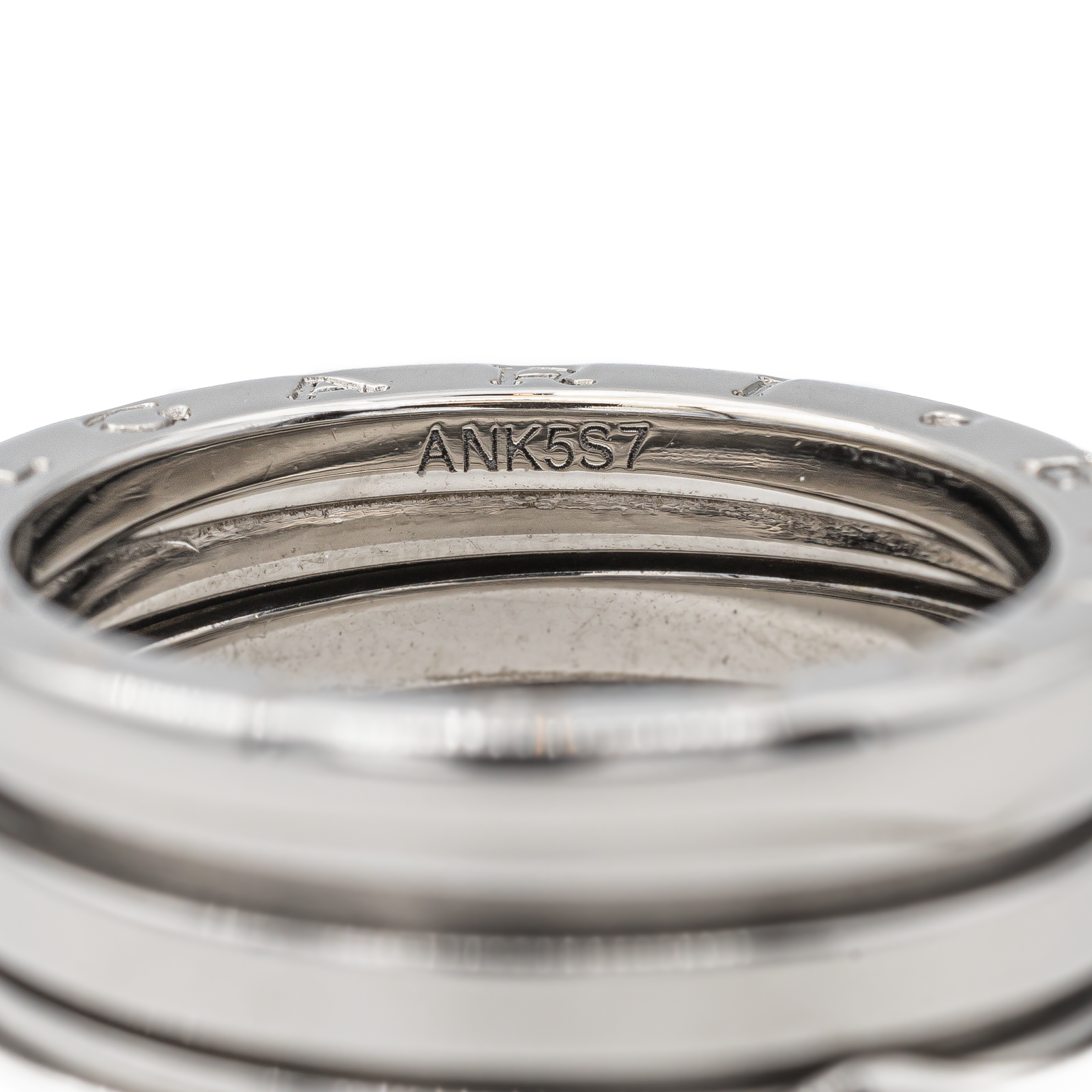 Bulgari Bague B.Zéro1 Or blanc