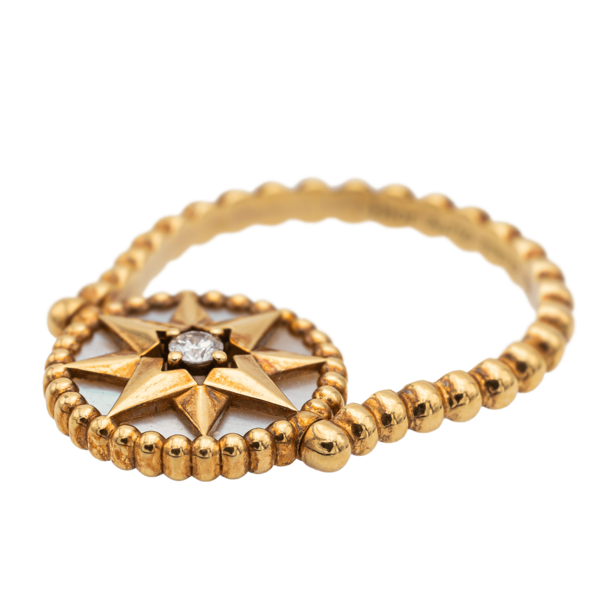 Dior Bague Rose des vents Or jaune Diamant - Maison Eloe
