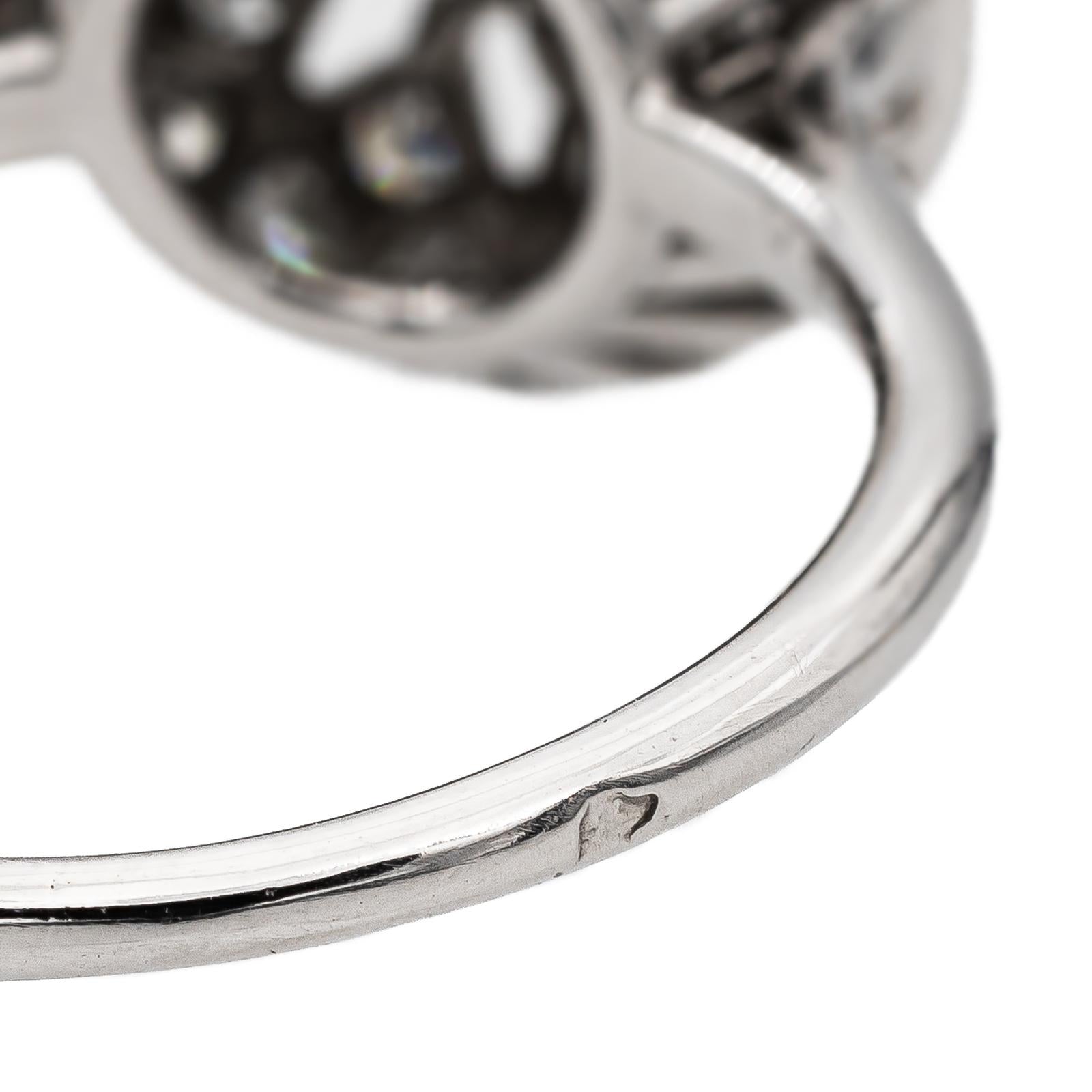 Cartier Art Deco Platinum Diamond Ring