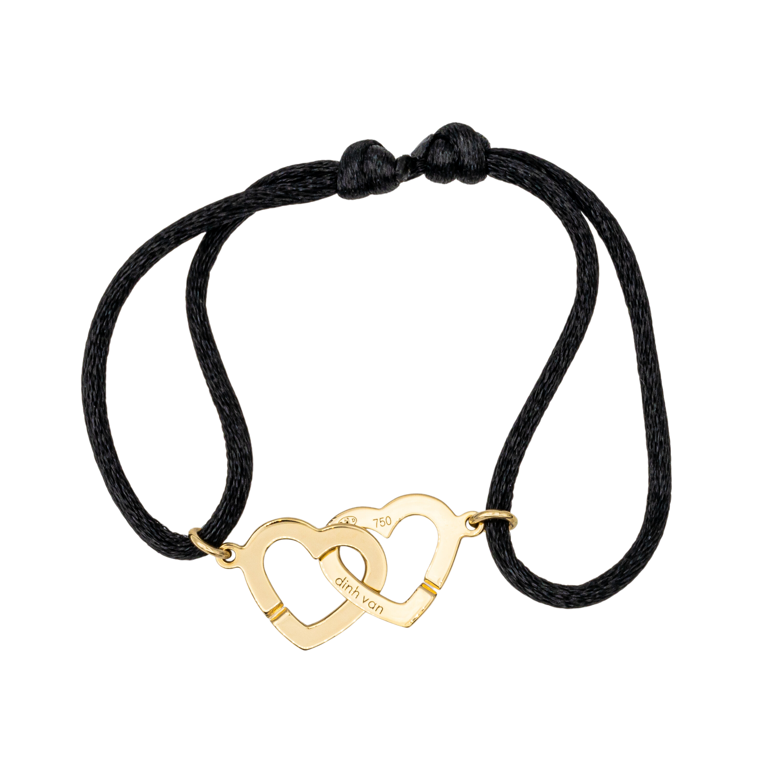 Dinh Van Bracelet Coeur Double cœur Or jaune
