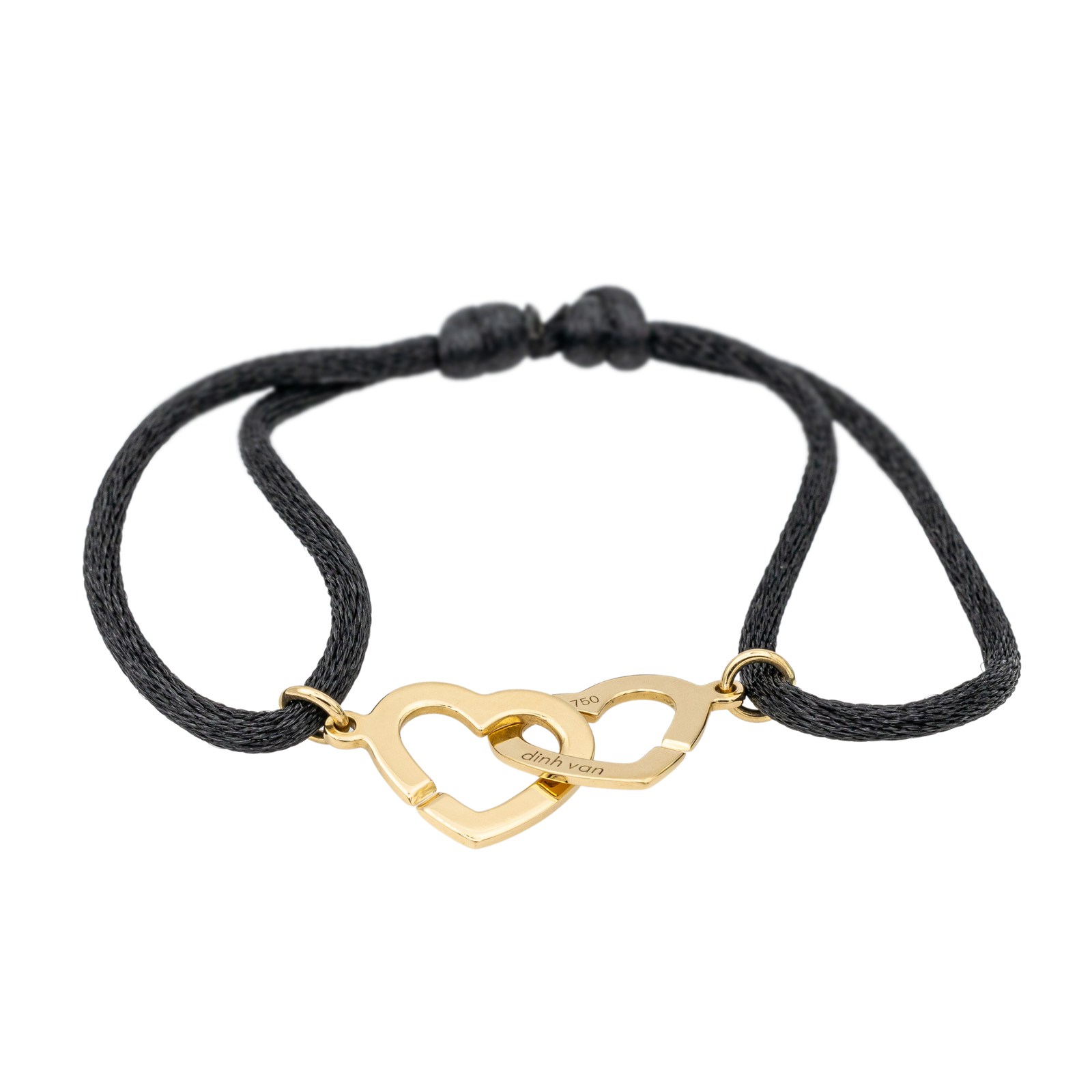 Dinh Van Bracelet Coeur Double cœur Or jaune