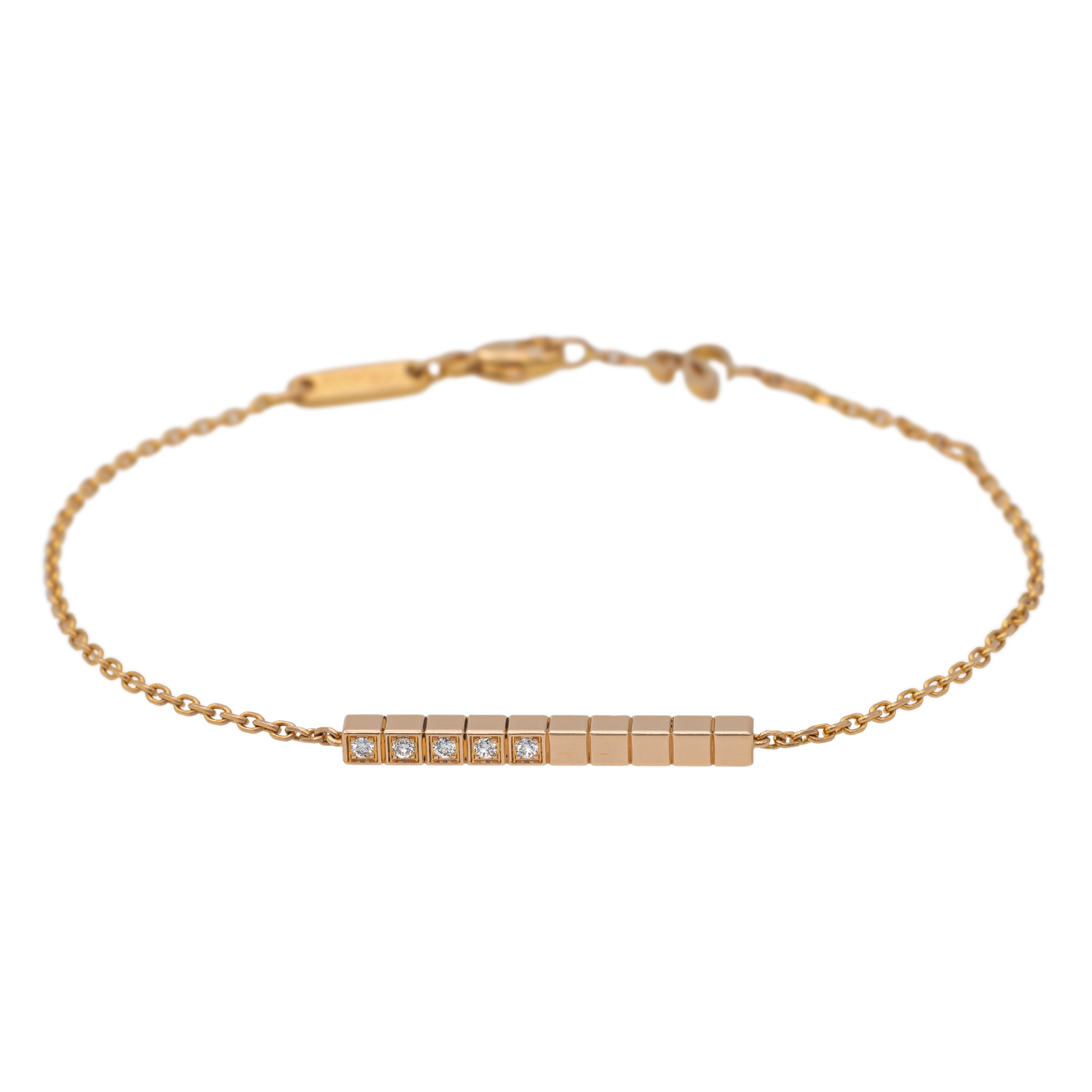 Chopard Bracelet Ice Cube Or rose Diamant