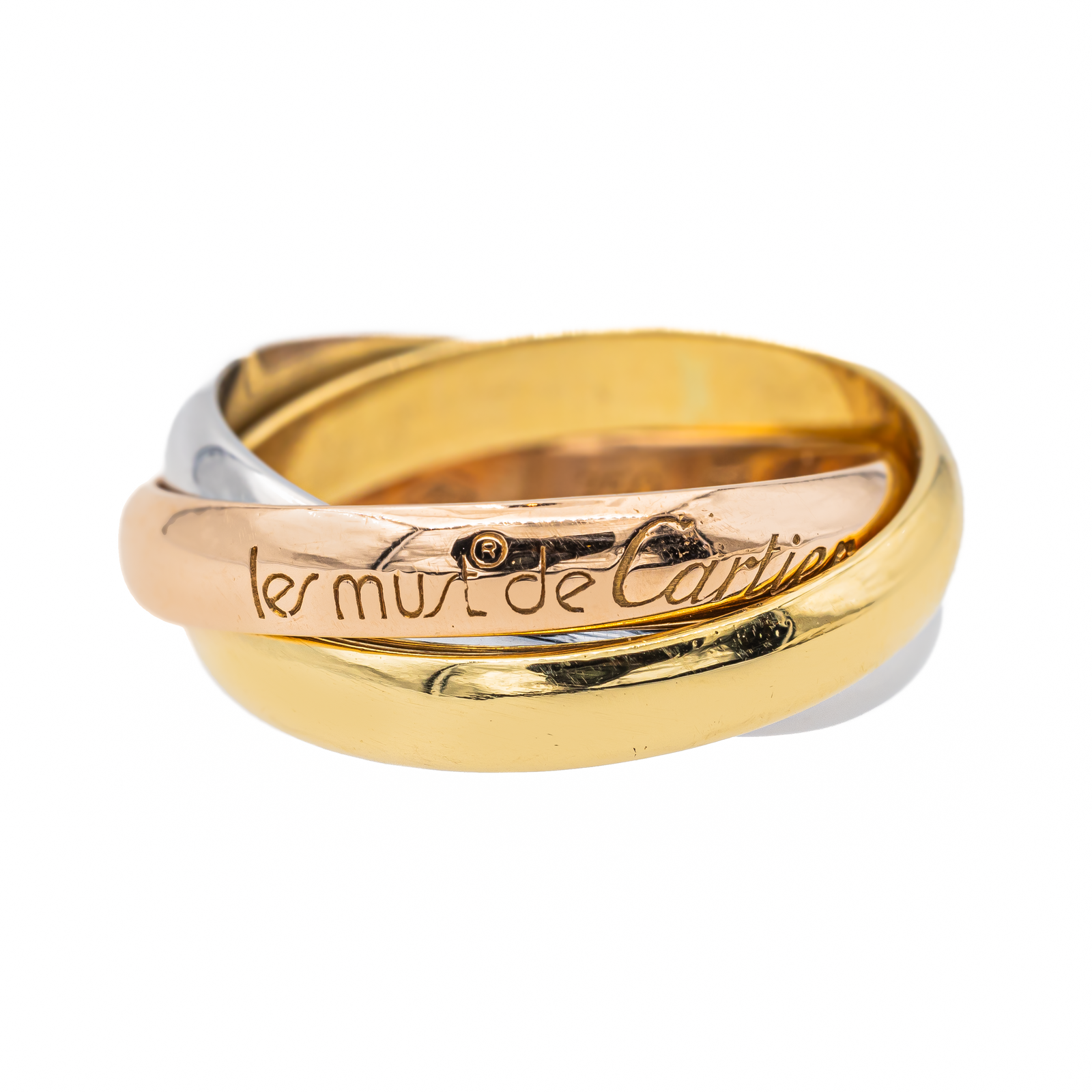 Cartier Bague Trinity Or rose, Or jaune, Or blanc