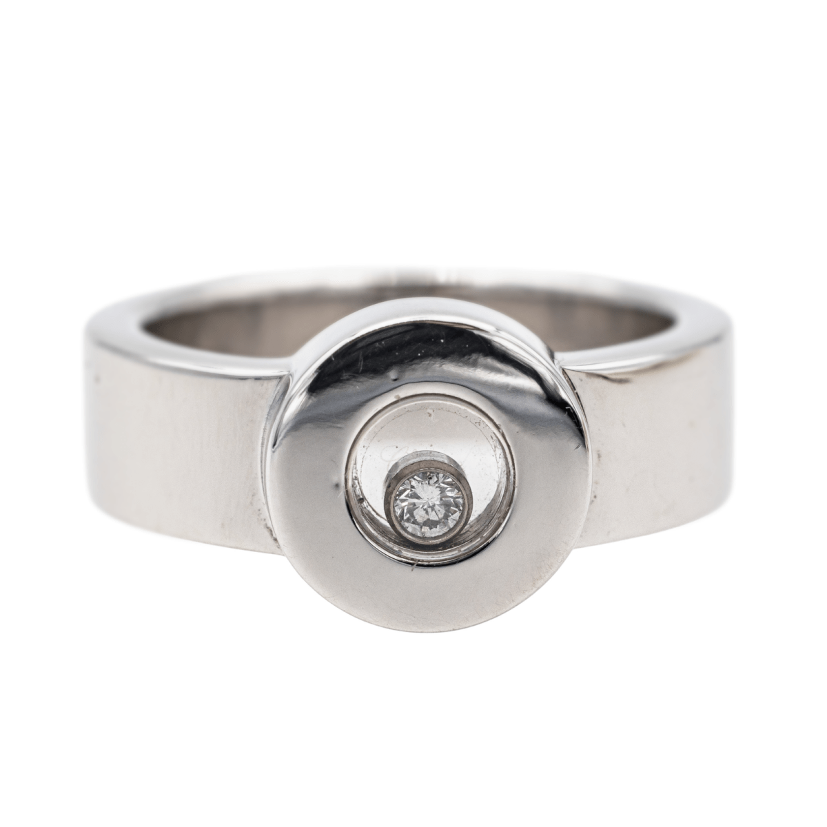 Chopard Bague Happy diamonds Or blanc Diamant - Maison Eloe