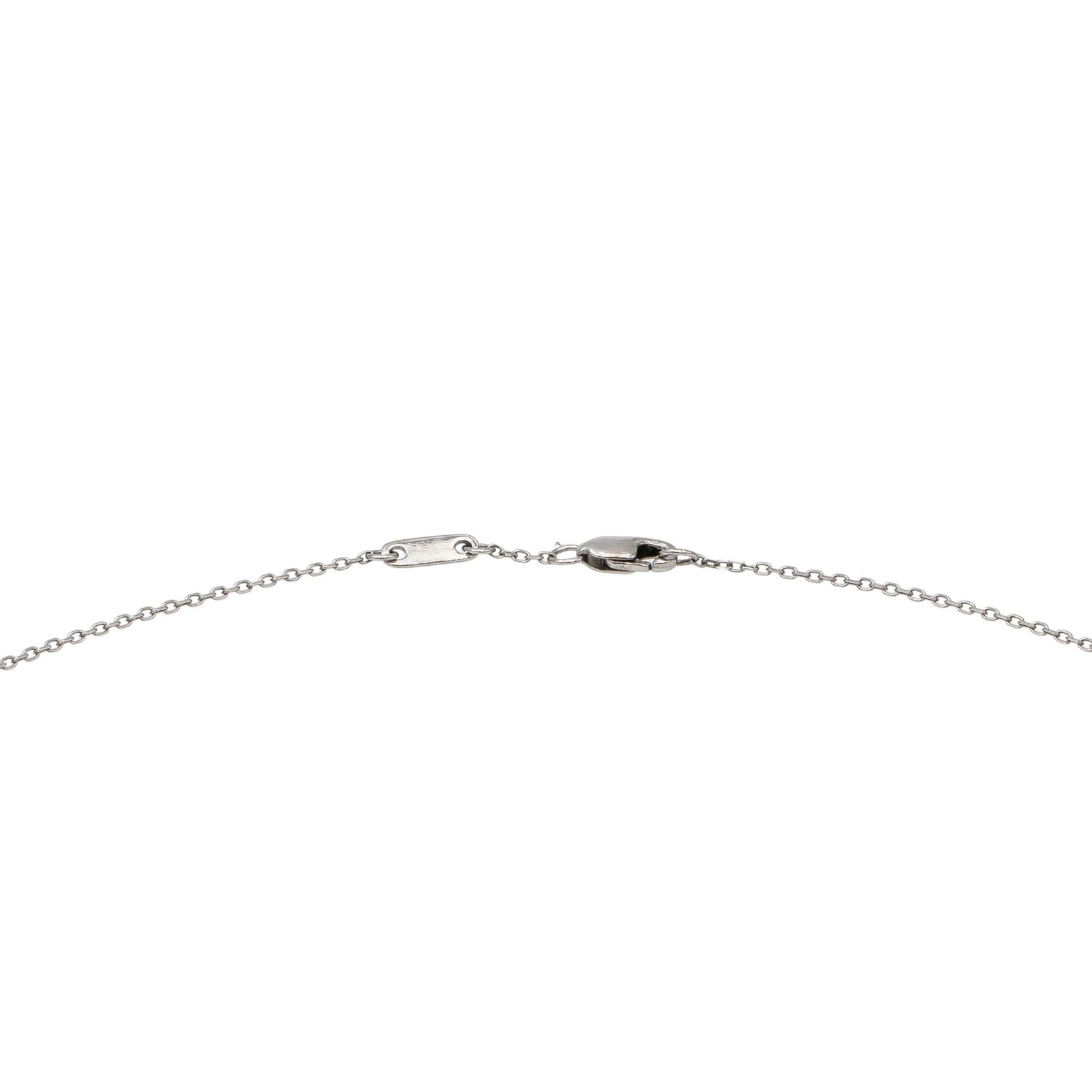 Dinh Van Le Cube Diamond Necklace White Gold Diamond