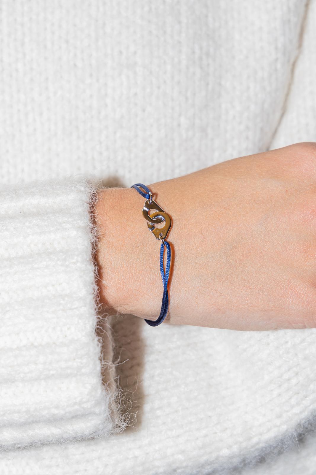 Dinh Van Bracelet Cordon Menottes Or blanc