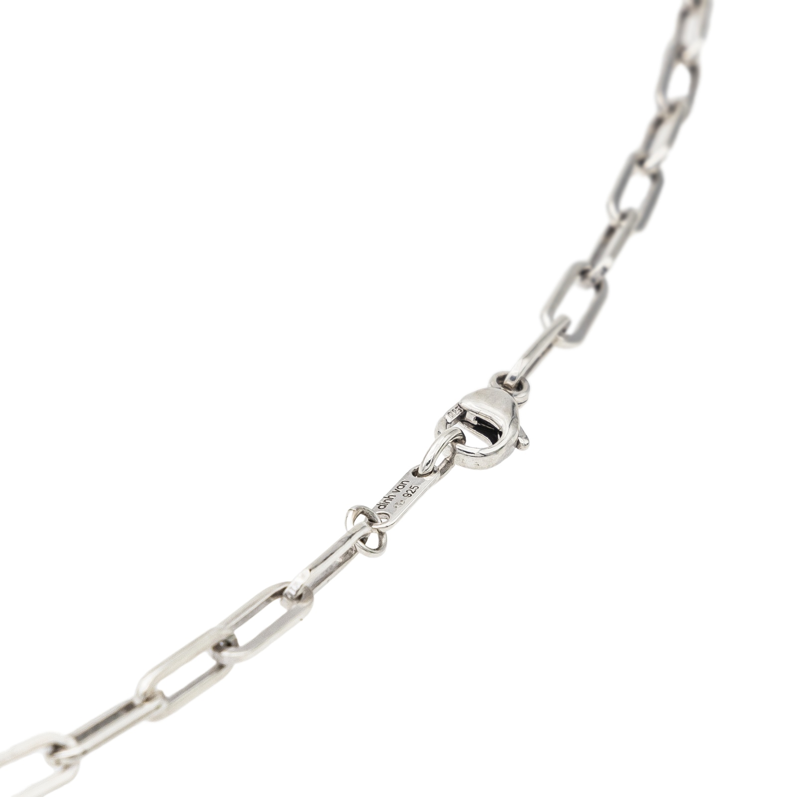 Dinh Van Necklace Seventies Silver