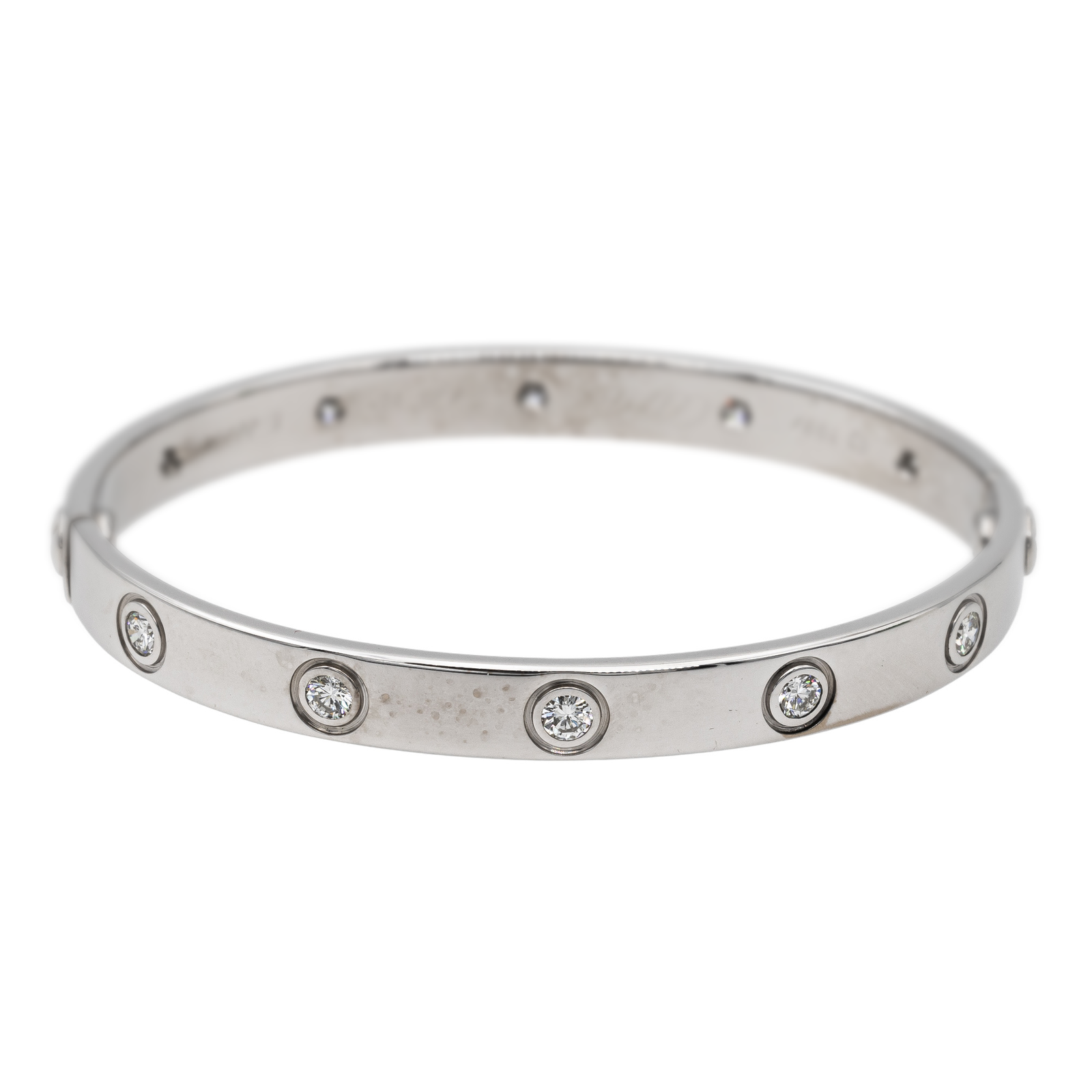 Cartier Jonc Love Bracelet White gold Diamond