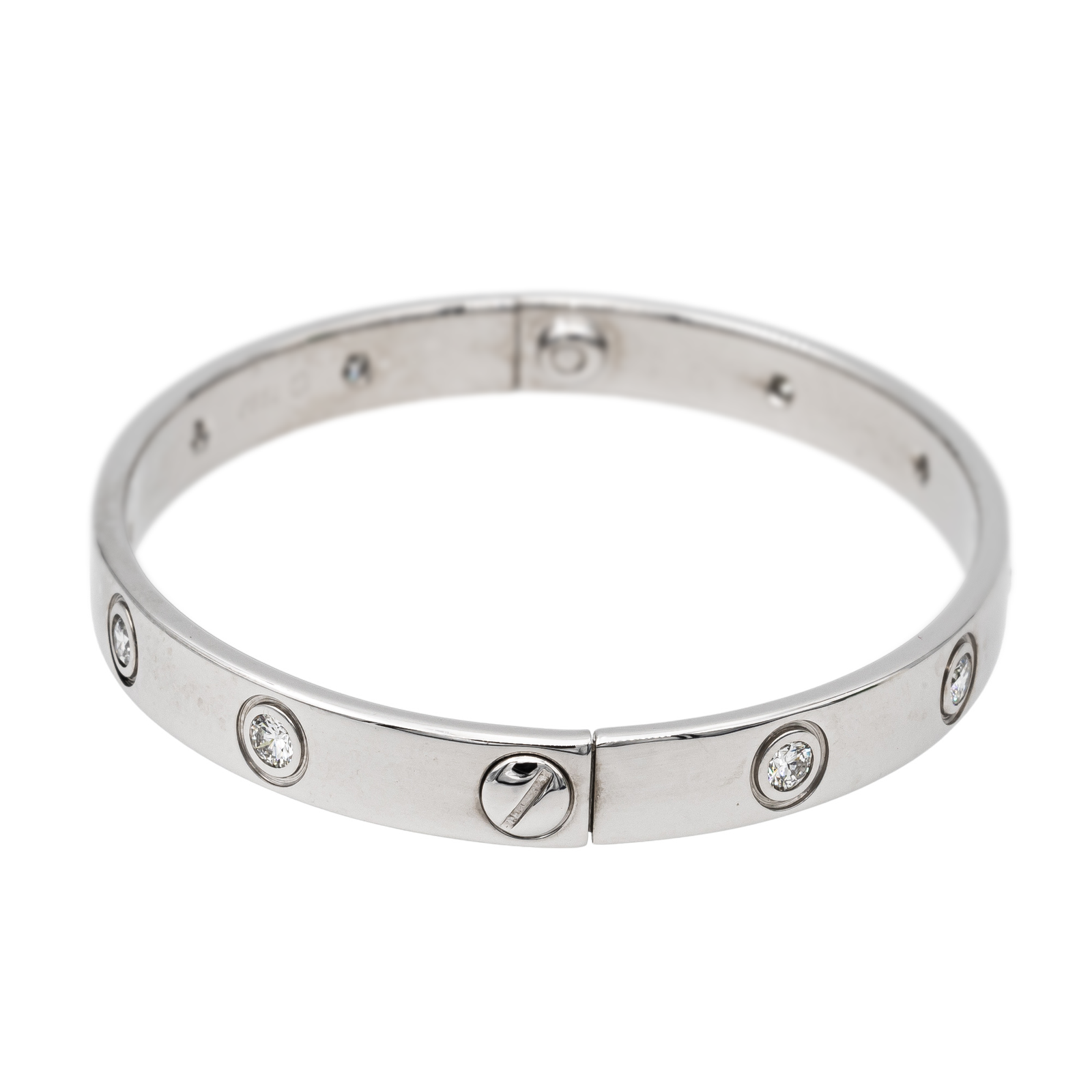 Cartier Jonc Love Bracelet White gold Diamond