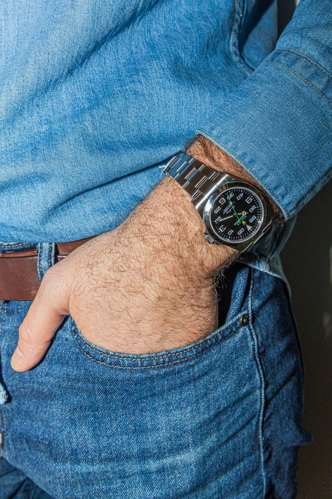 Rolex Montre Air king Acier