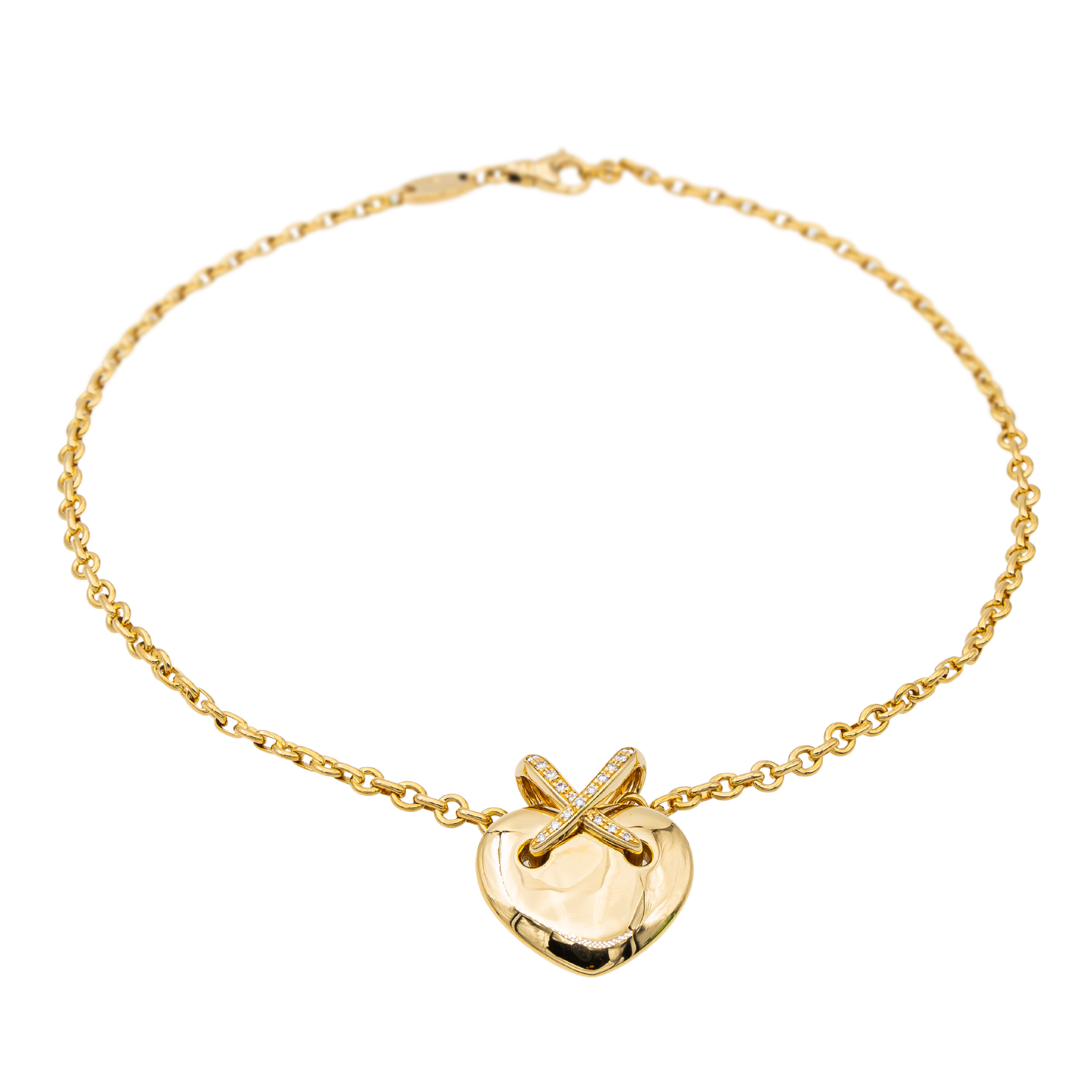 Chaumet Links Necklace Yellow Gold Diamond
