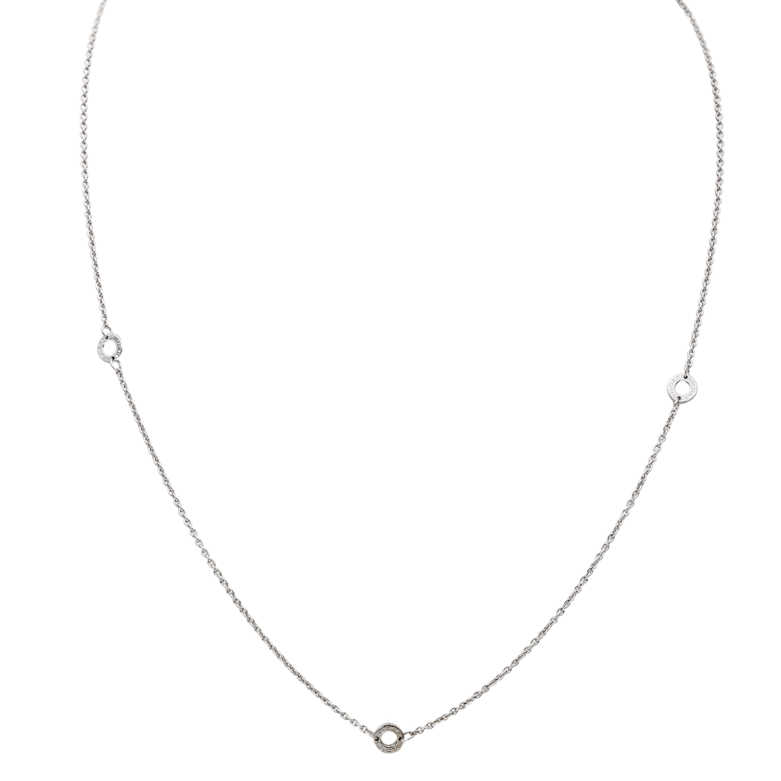 Bulgari Collier Bulgari Bulgari Or blanc