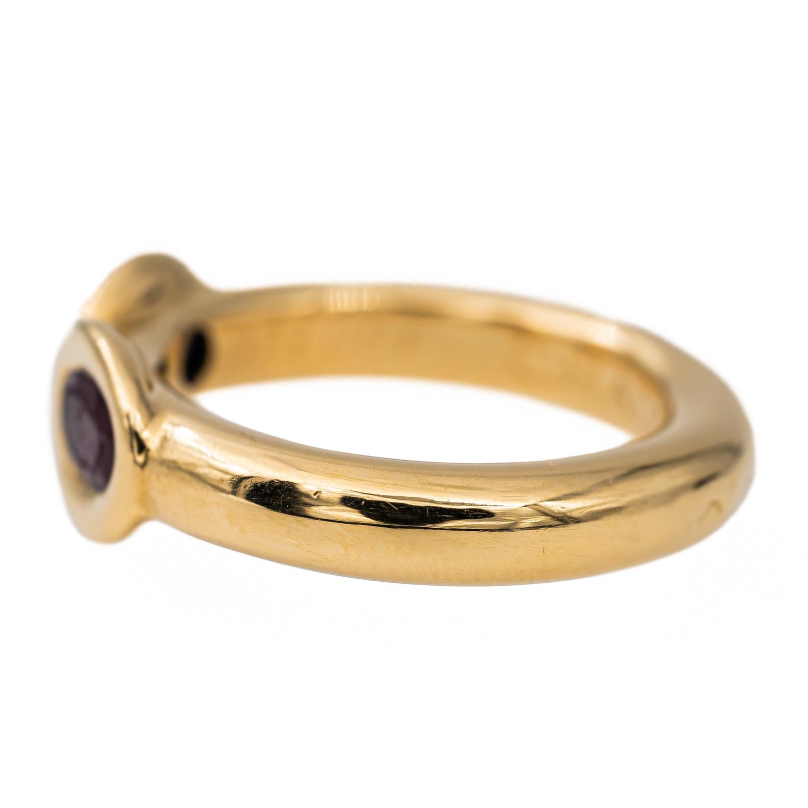 Chaumet You and Me Ring Yellow Gold Sapphire