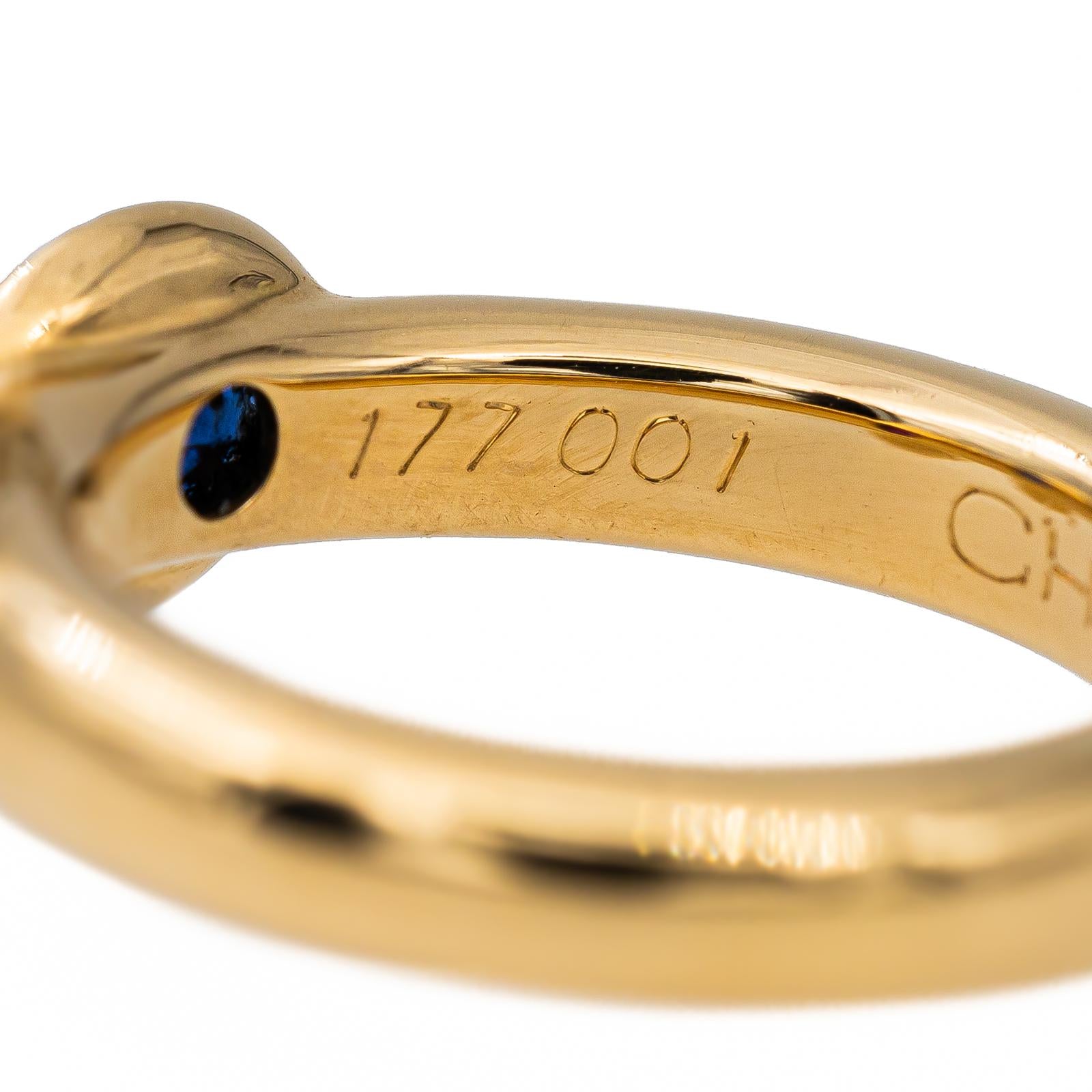 Chaumet You and Me Ring Yellow Gold Sapphire