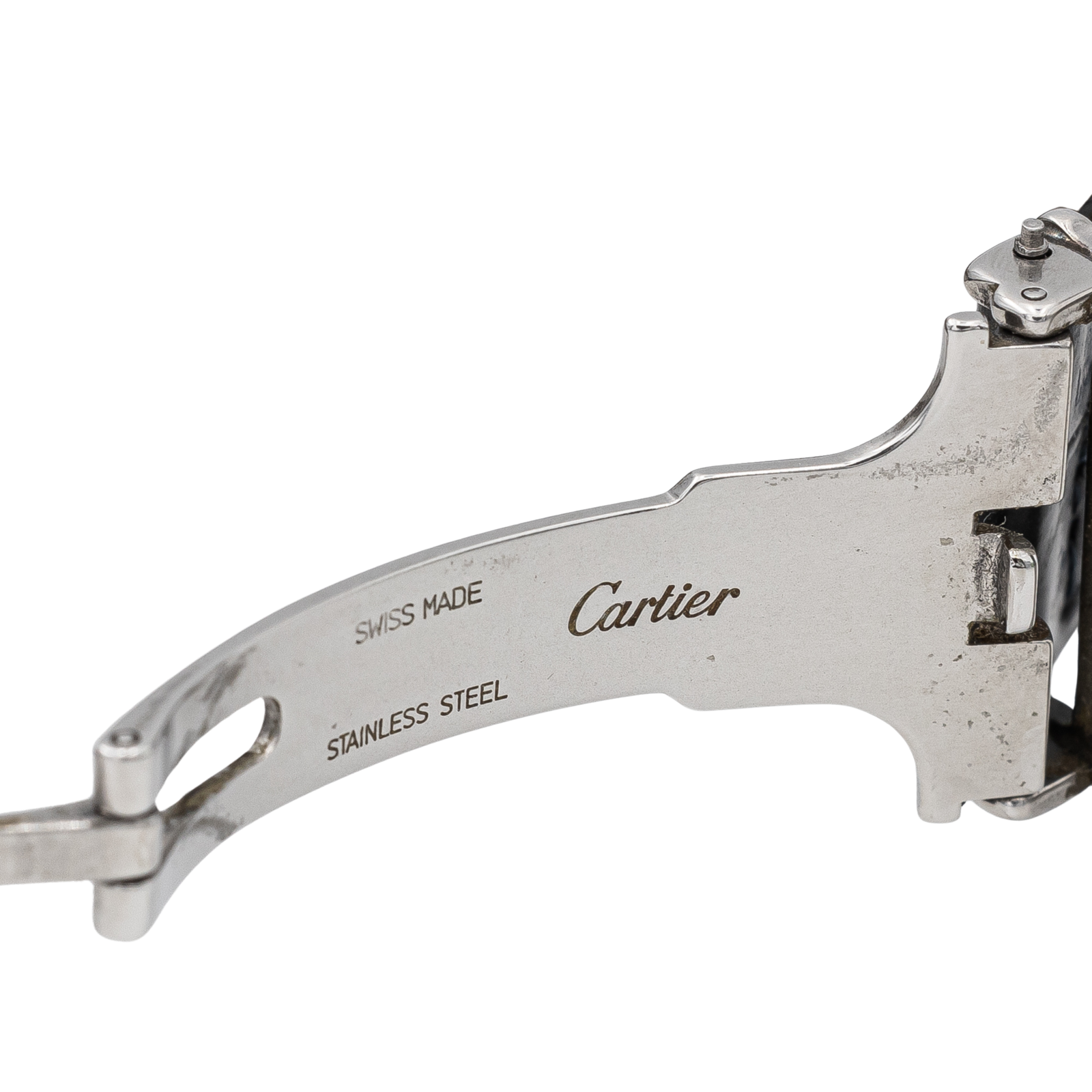 Cartier Pasha 2113 Watch Steel on Leather