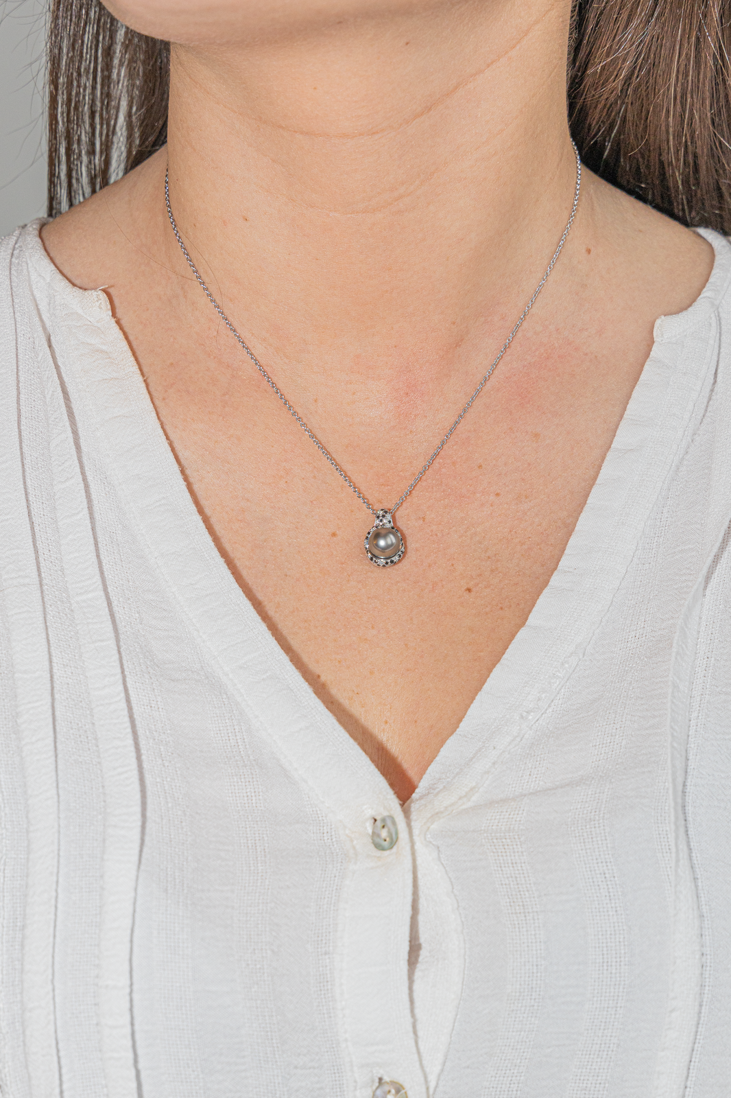 Mauboussin Collier Perle Caviar Mon Amour Or blanc Perle