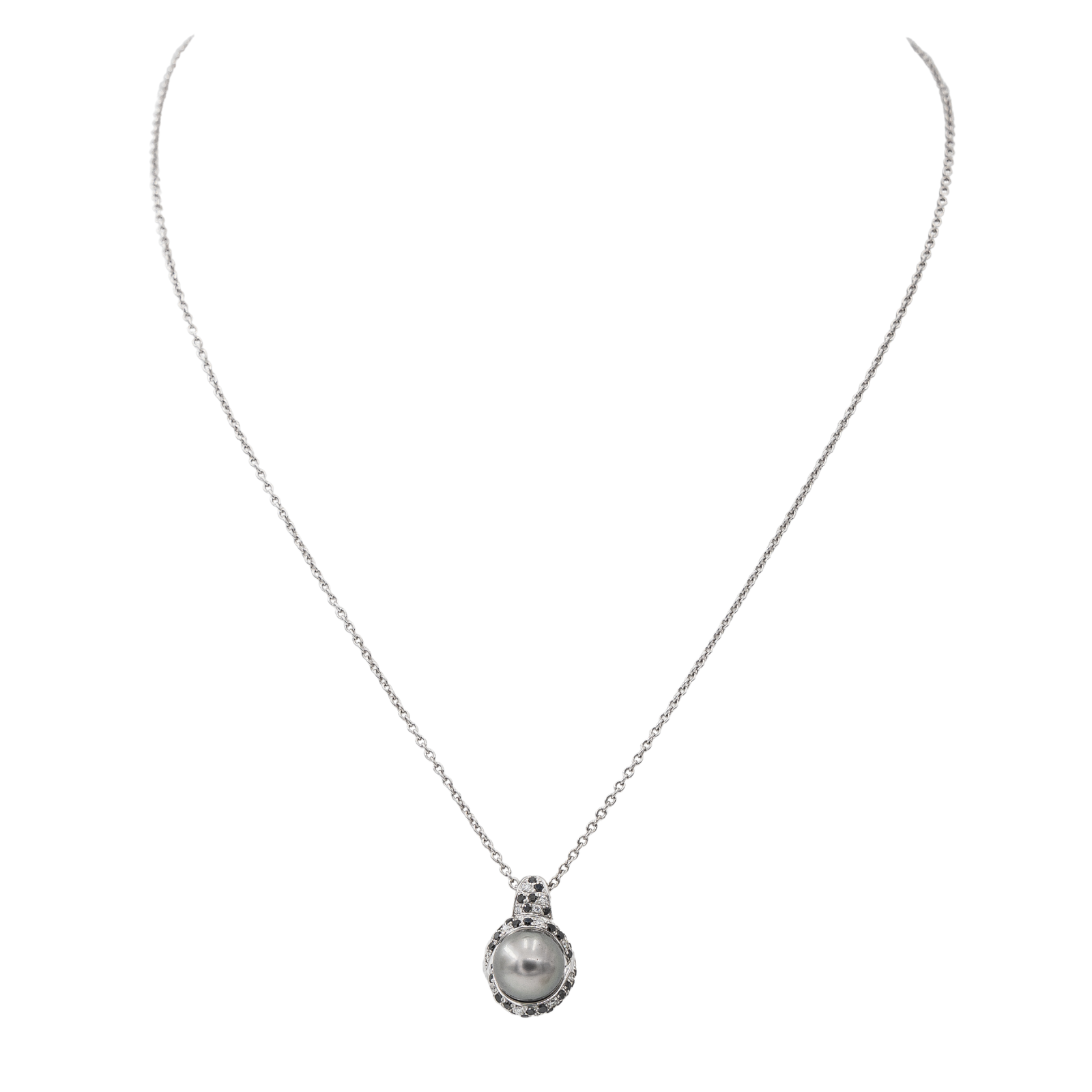 Mauboussin Mon Amour Caviar Pearl Necklace White Gold Pearl