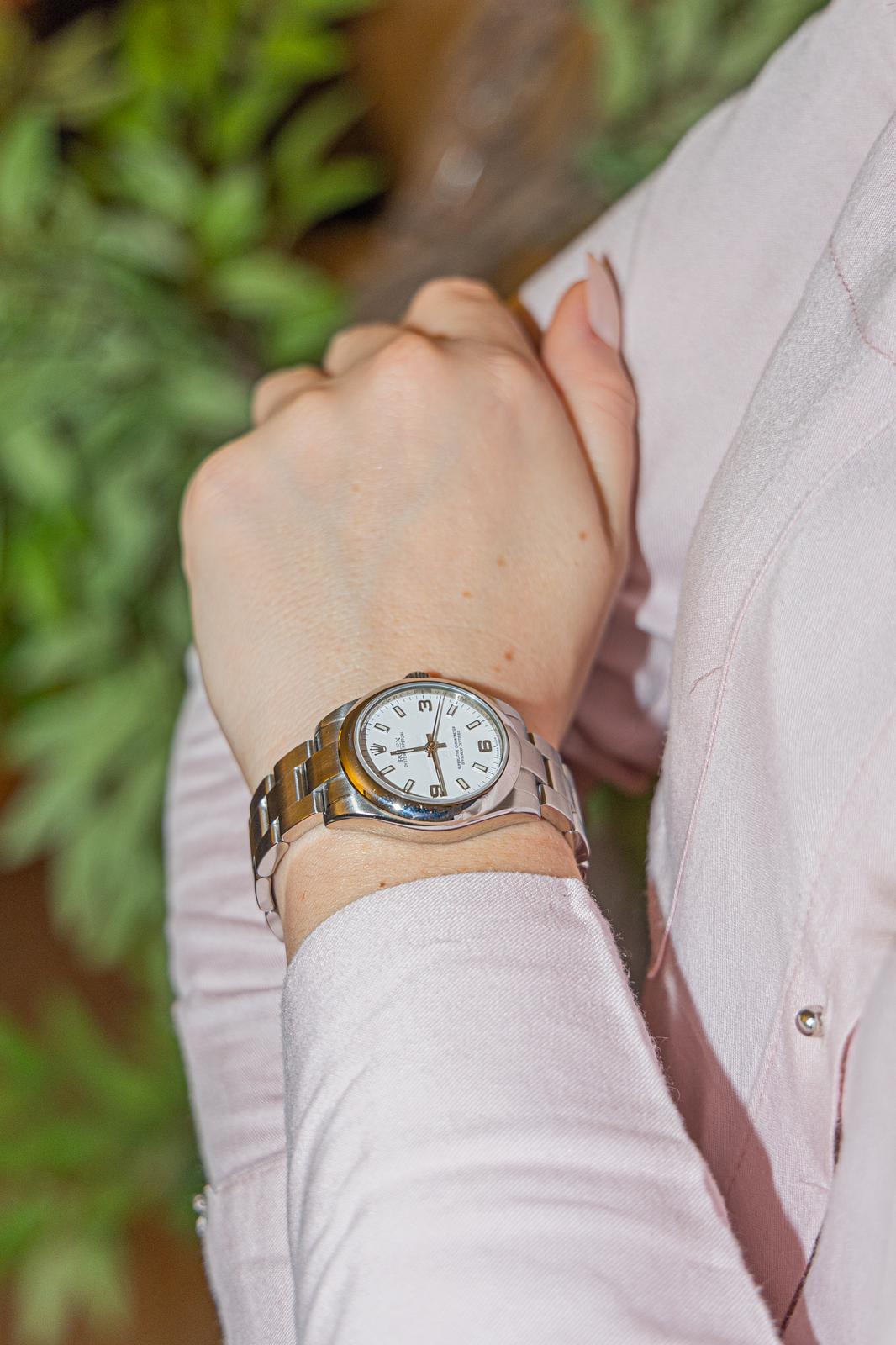 Rolex Montre Oyster perpetual Acier