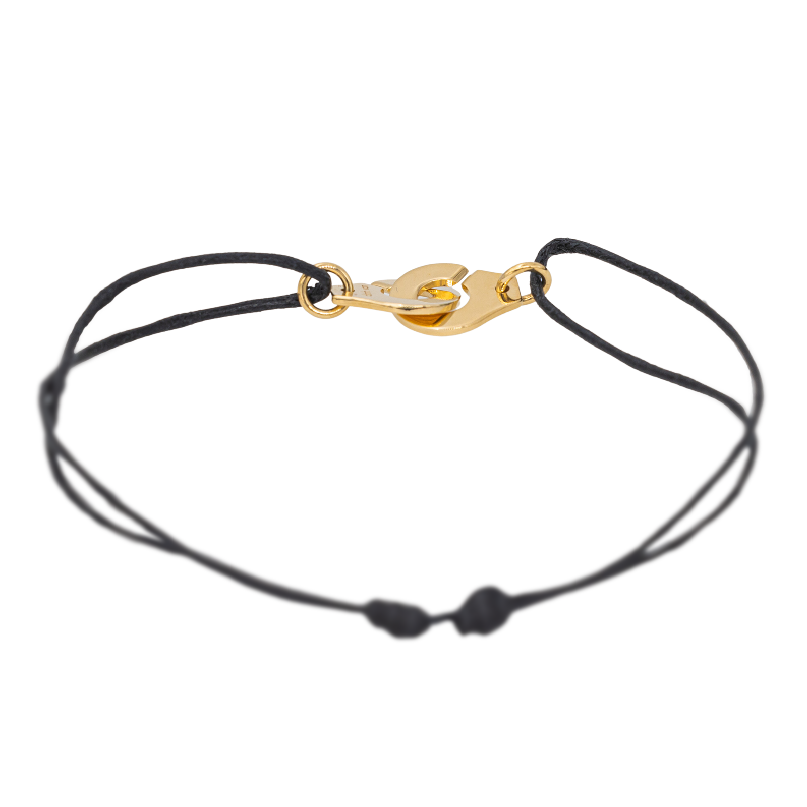 Dinh Van Yellow Gold Handcuff Cord Bracelet