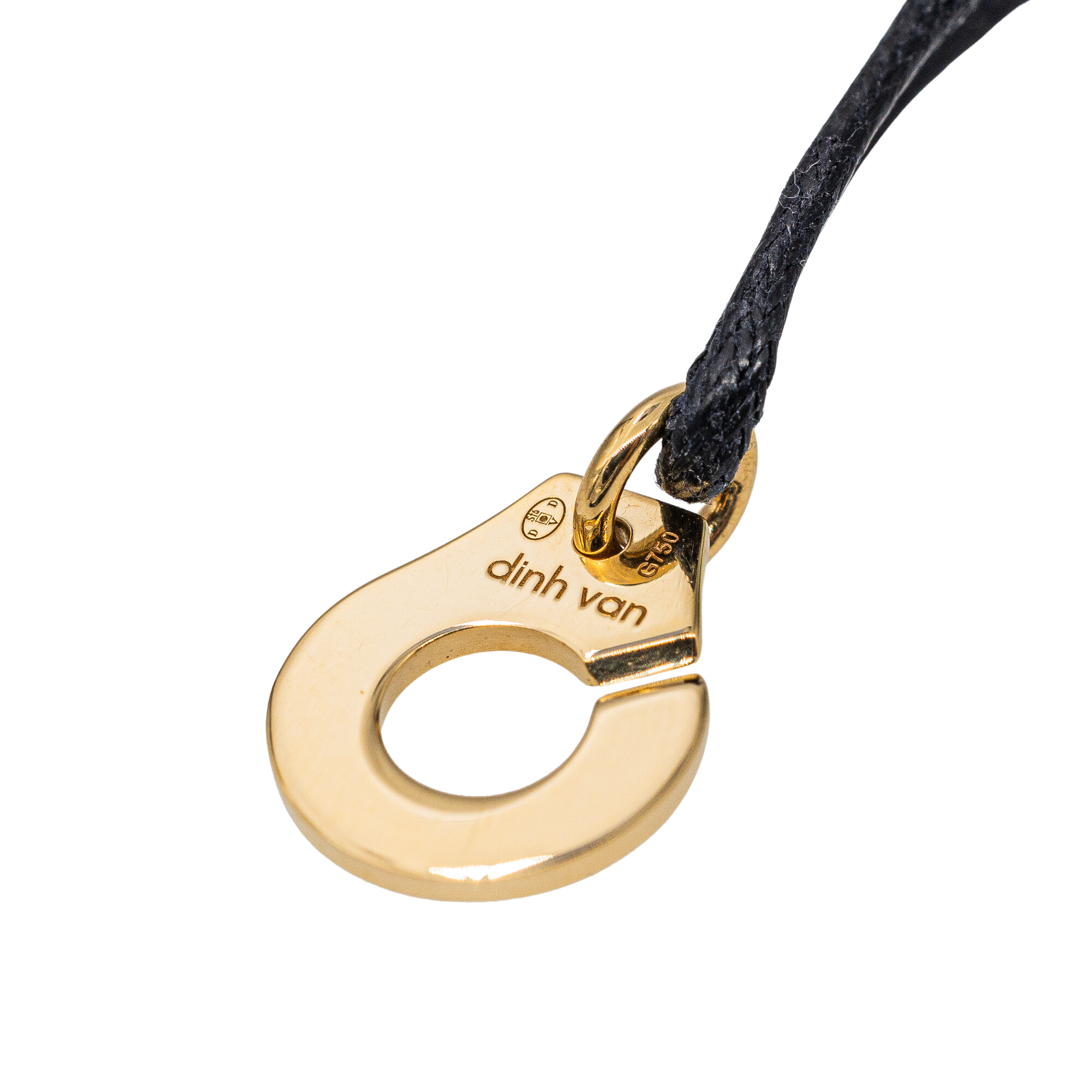 Dinh Van Yellow Gold Handcuff Cord Bracelet