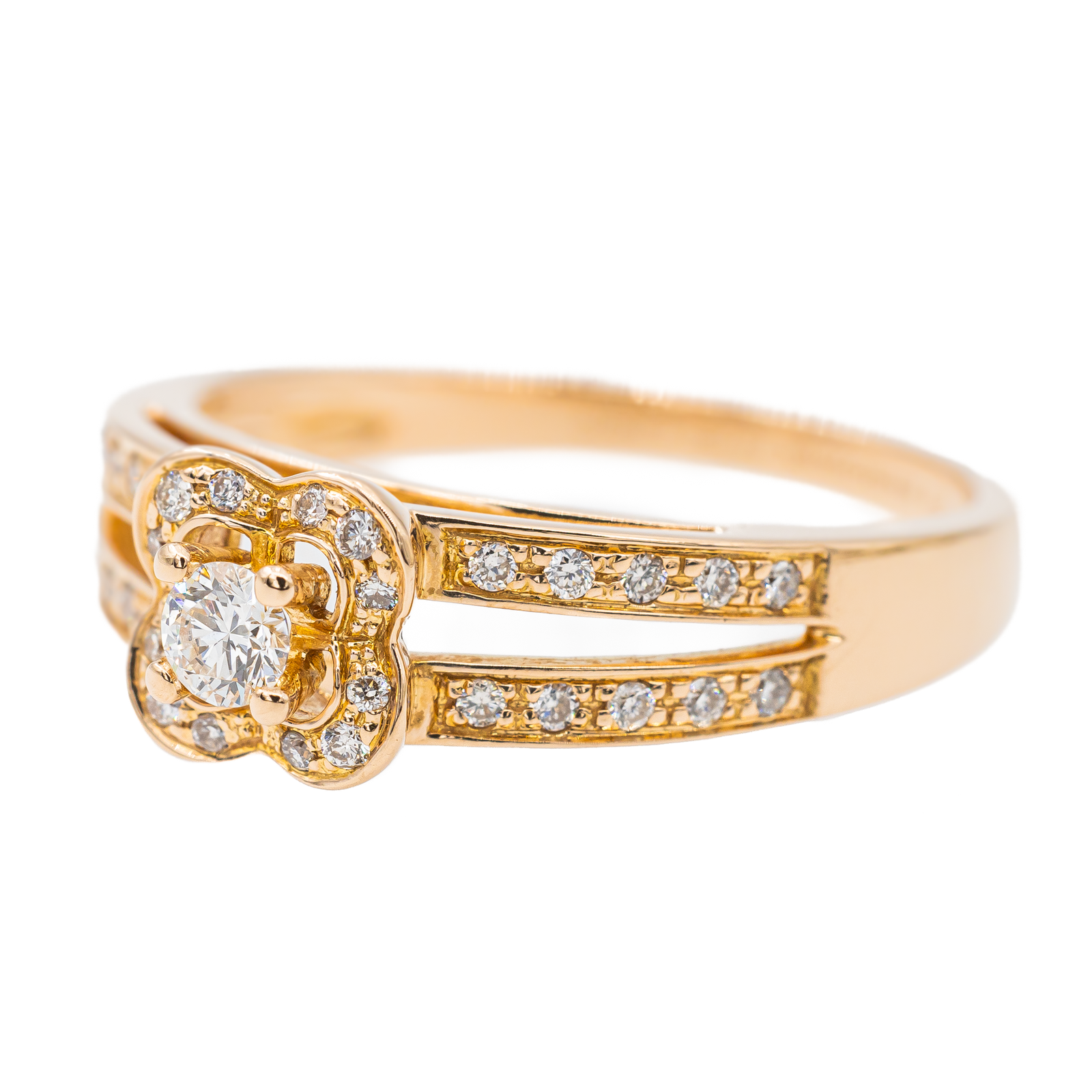 Mauboussin Rose Gold Diamond Ring