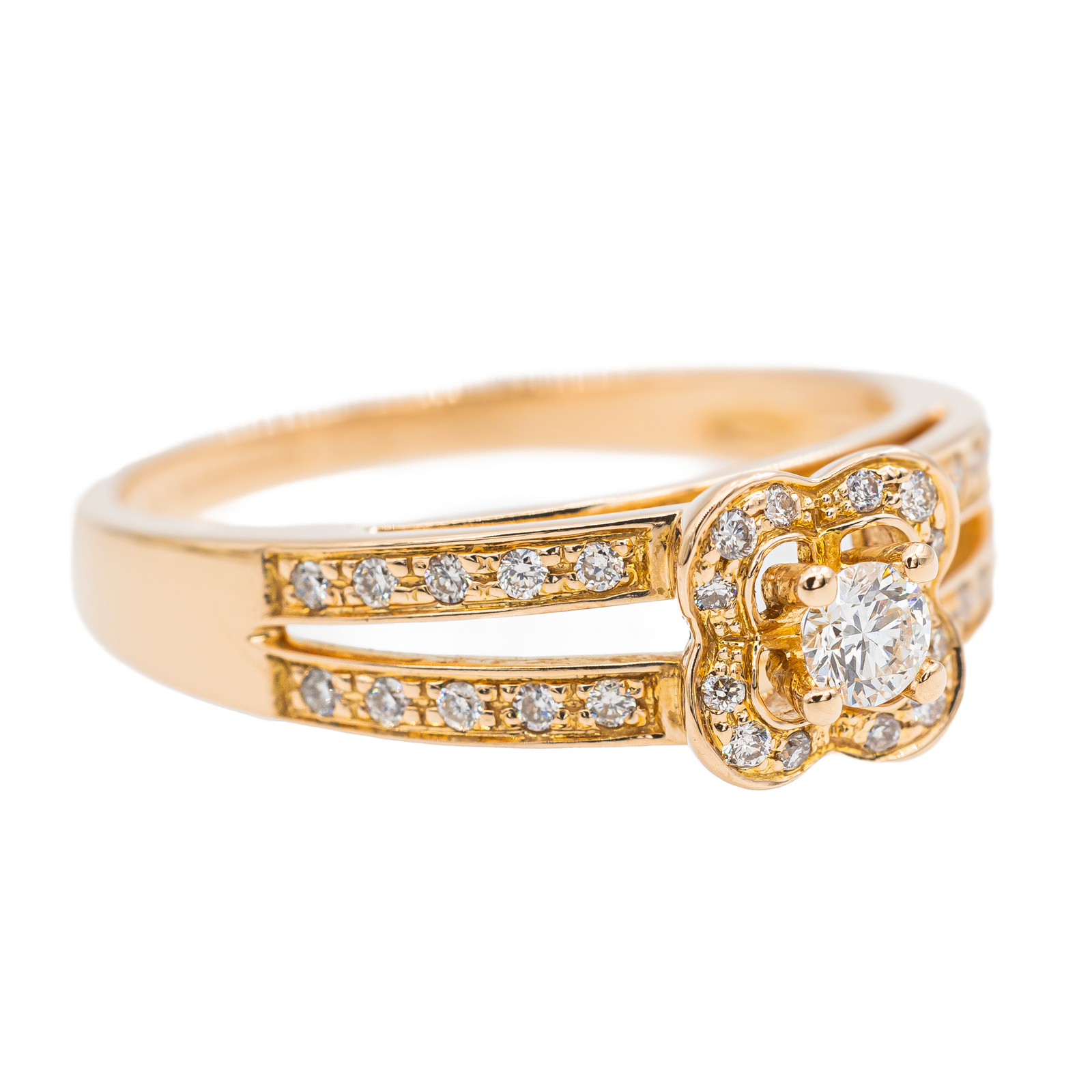 Mauboussin Rose Gold Diamond Ring