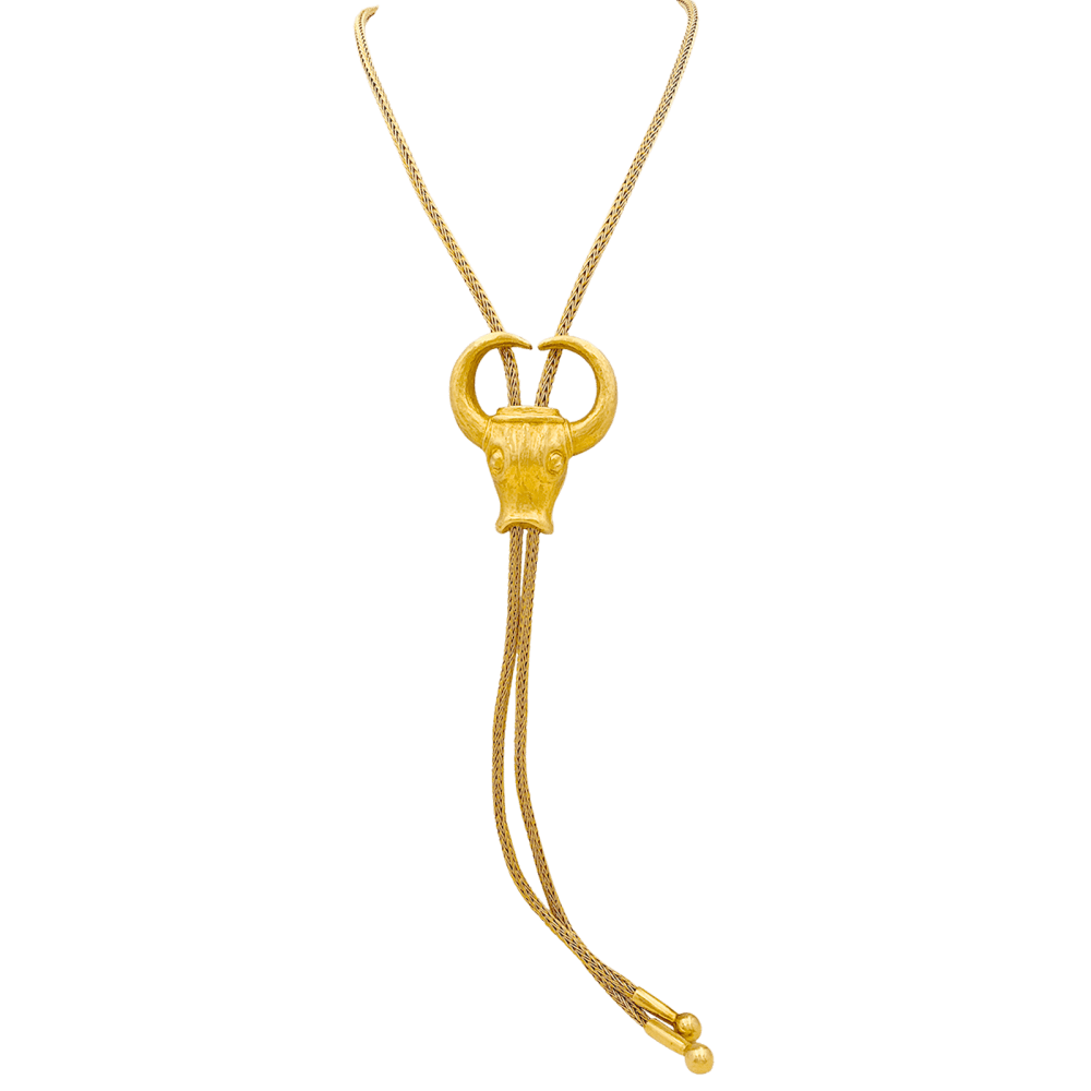 Collier LALAOUNIS, « Taureau », or jaune.
