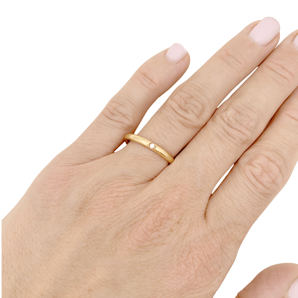 Bague Pomellato, "Lucciole", or jaune, diamant.