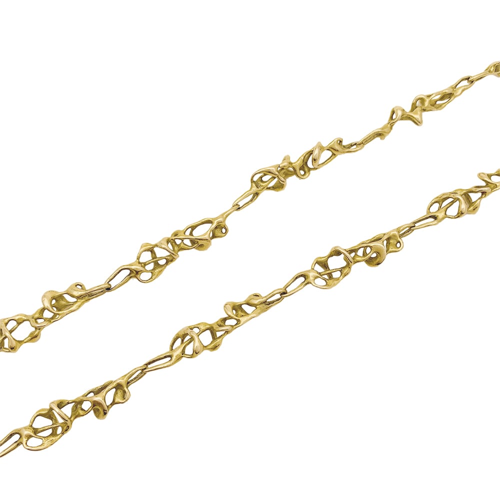 Mellerio vintage yellow gold necklace.