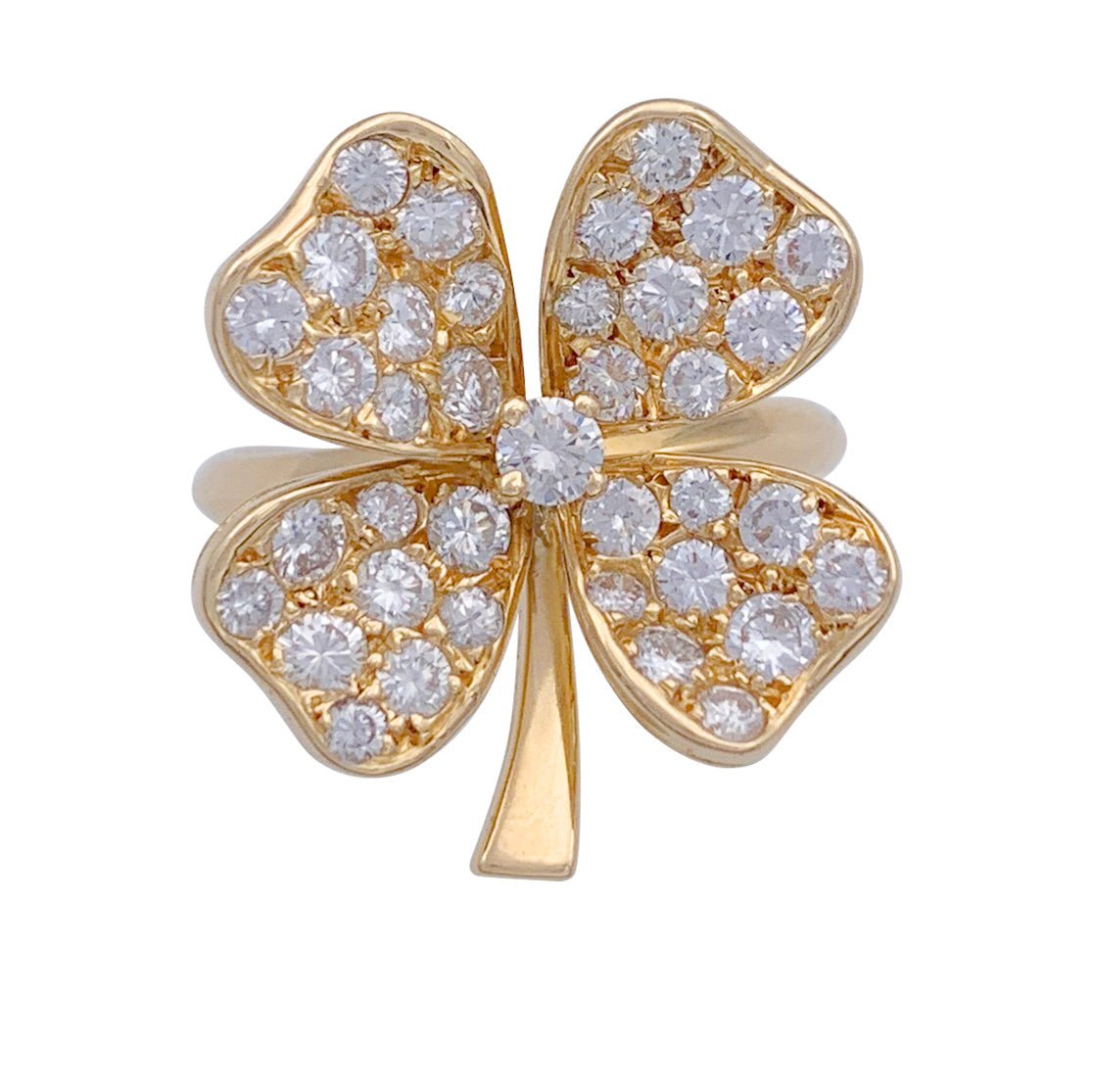 Bague Fred, or jaune, diamants. - Maison Eloe