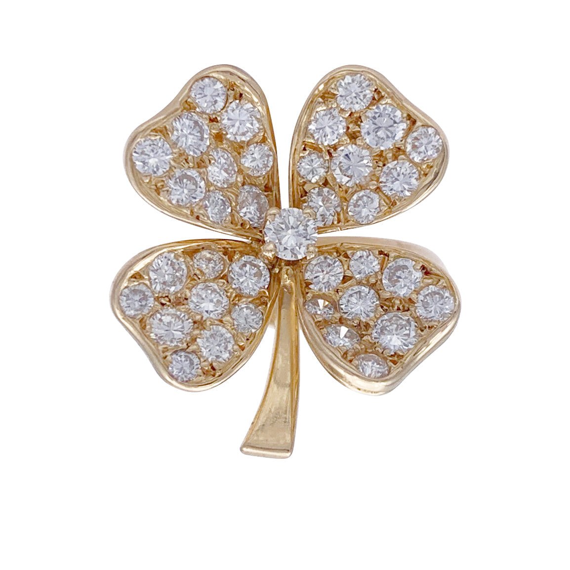 Bague Fred, or jaune, diamants. - Maison Eloe