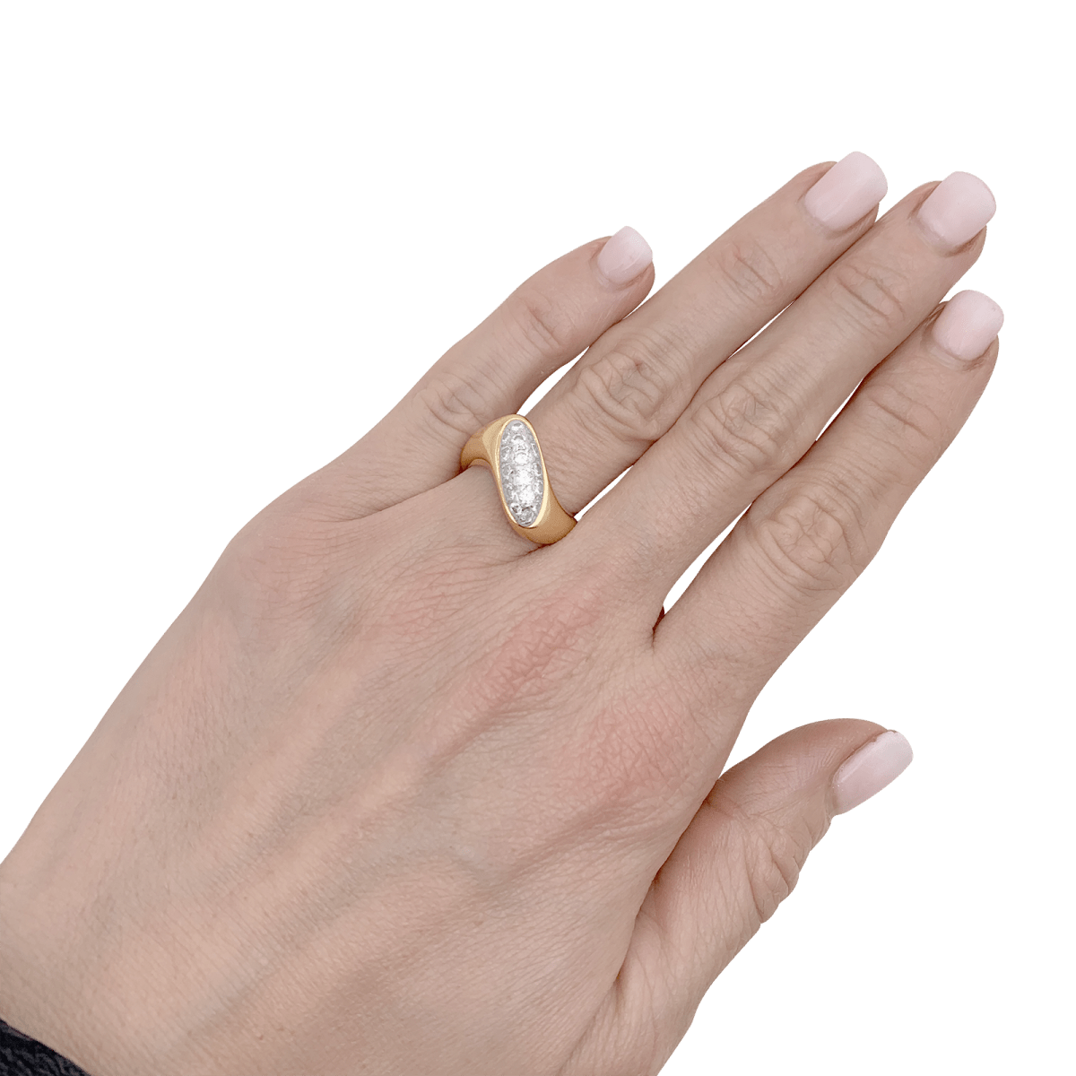 Bague BOUCHERON, or jaune et diamants - Maison Eloe