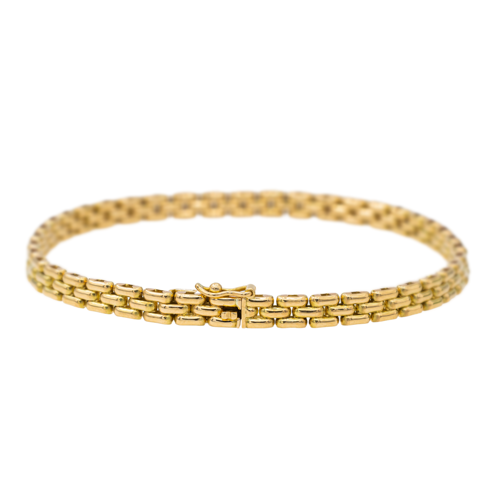 Cartier Panther Mesh Bracelet Yellow Gold