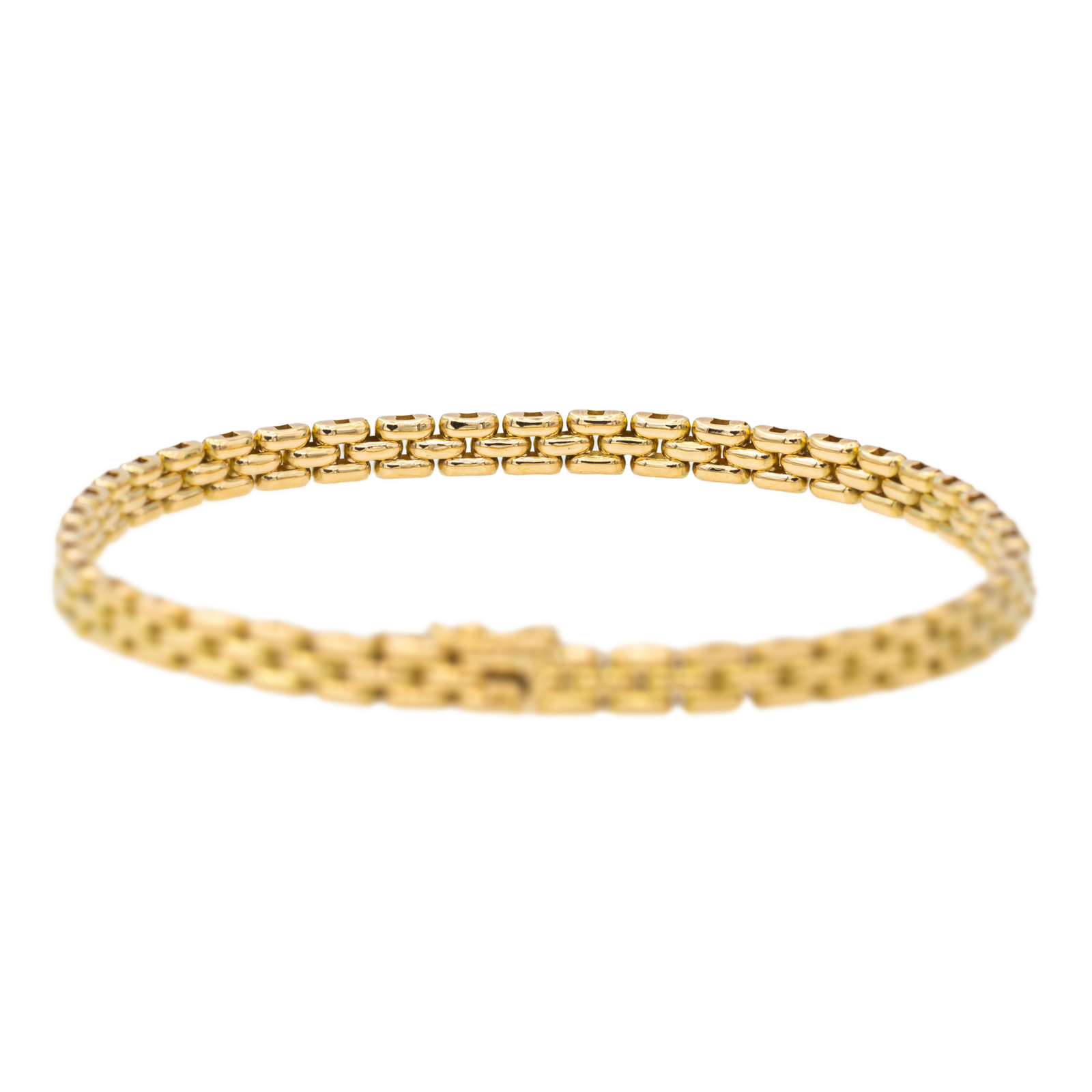 Cartier Panther Mesh Bracelet Yellow Gold