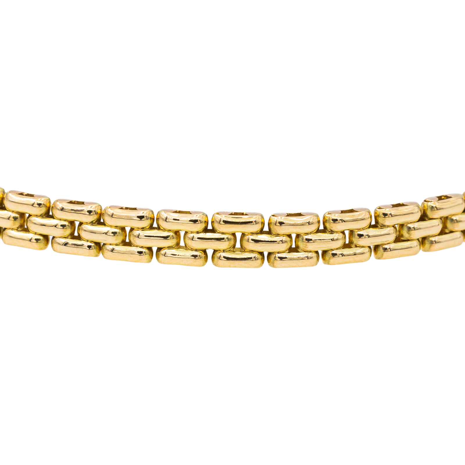 Cartier Panther Mesh Bracelet Yellow Gold