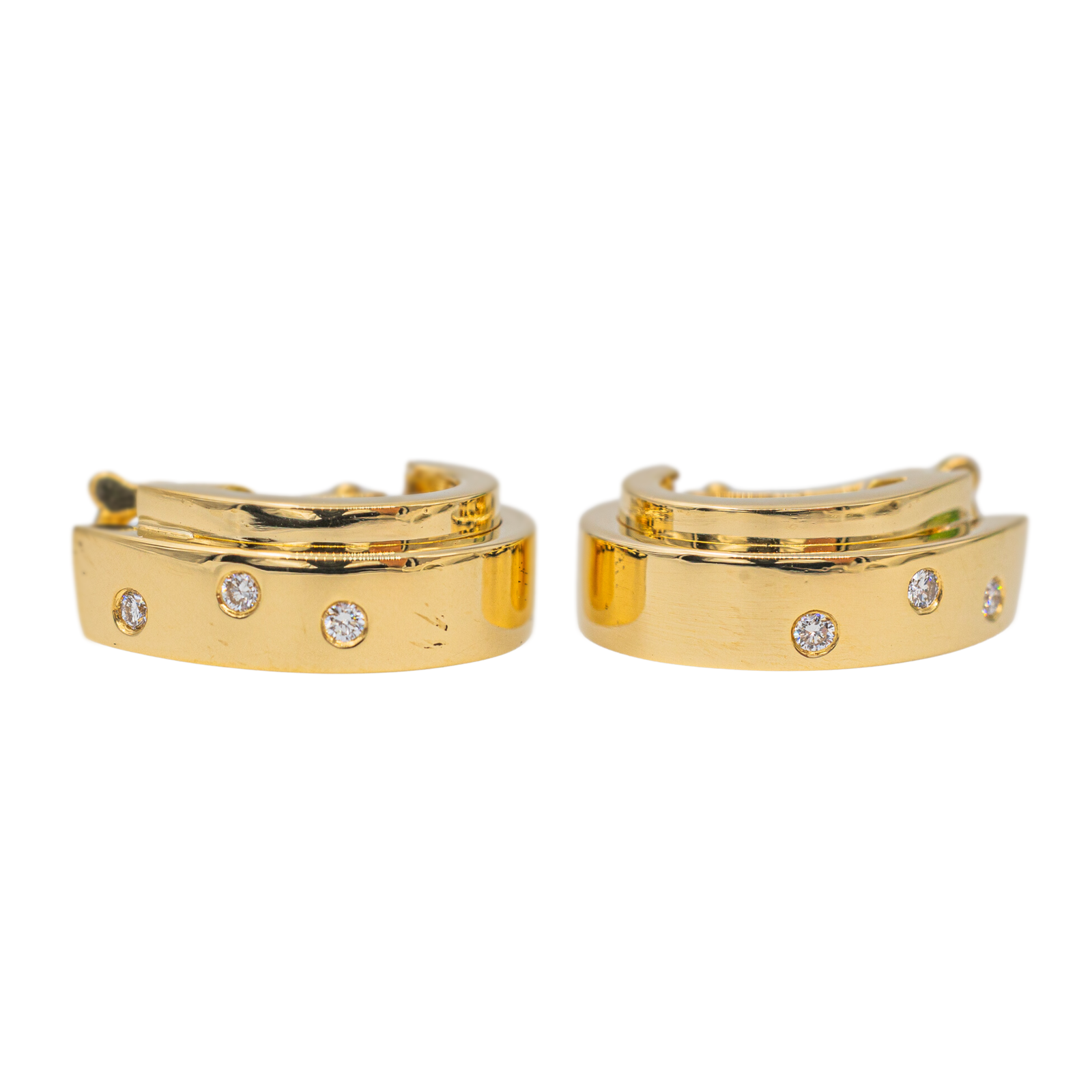 Piaget Yellow Gold Diamond Earrings