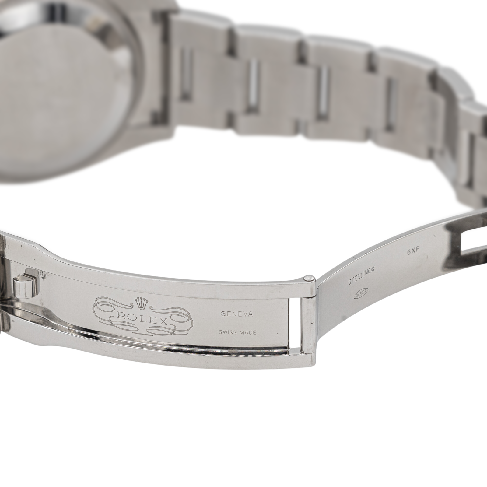 Rolex Oyster Watch Steel, White Gold Diamond