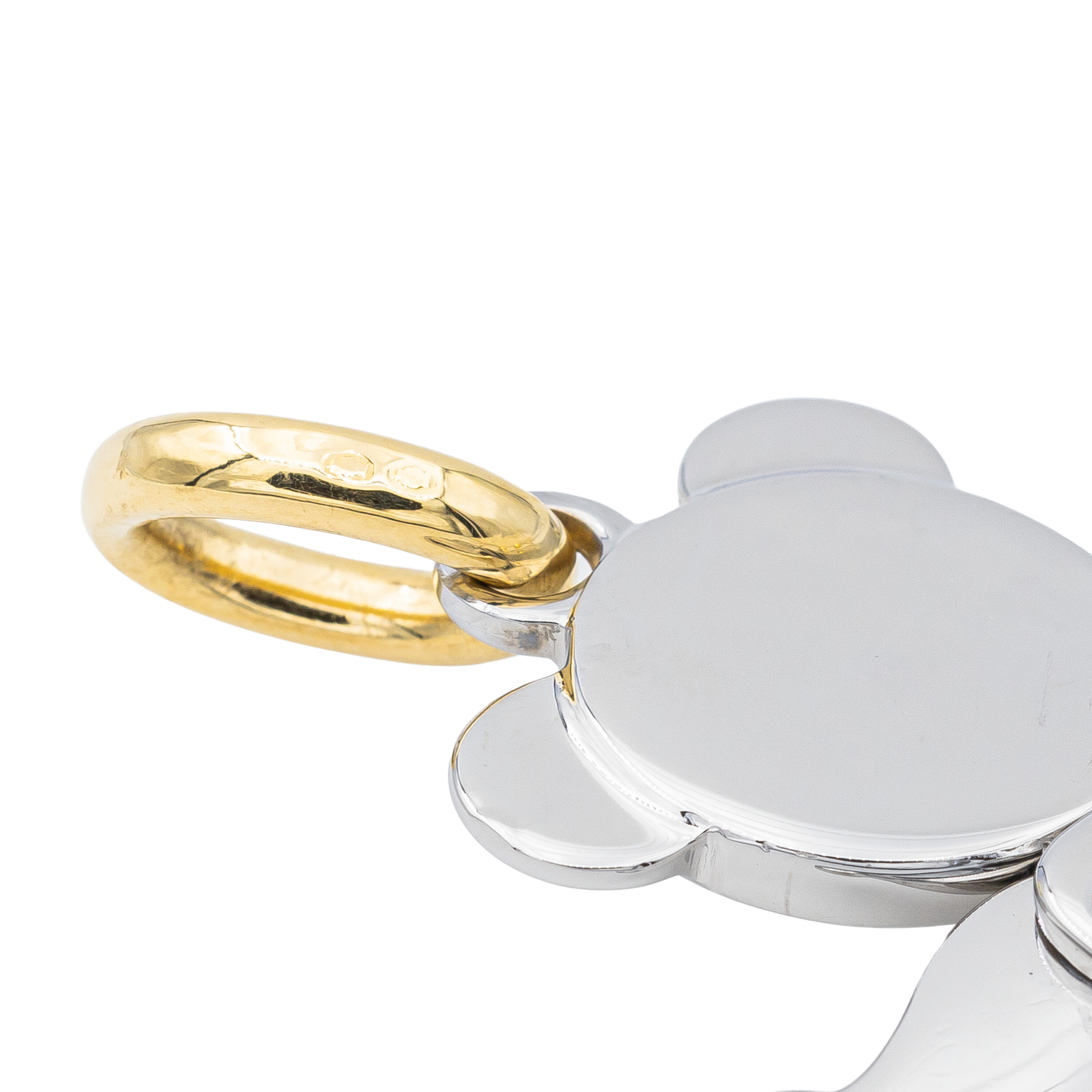 Pomellato Orsetto Pendant Steel, Yellow gold