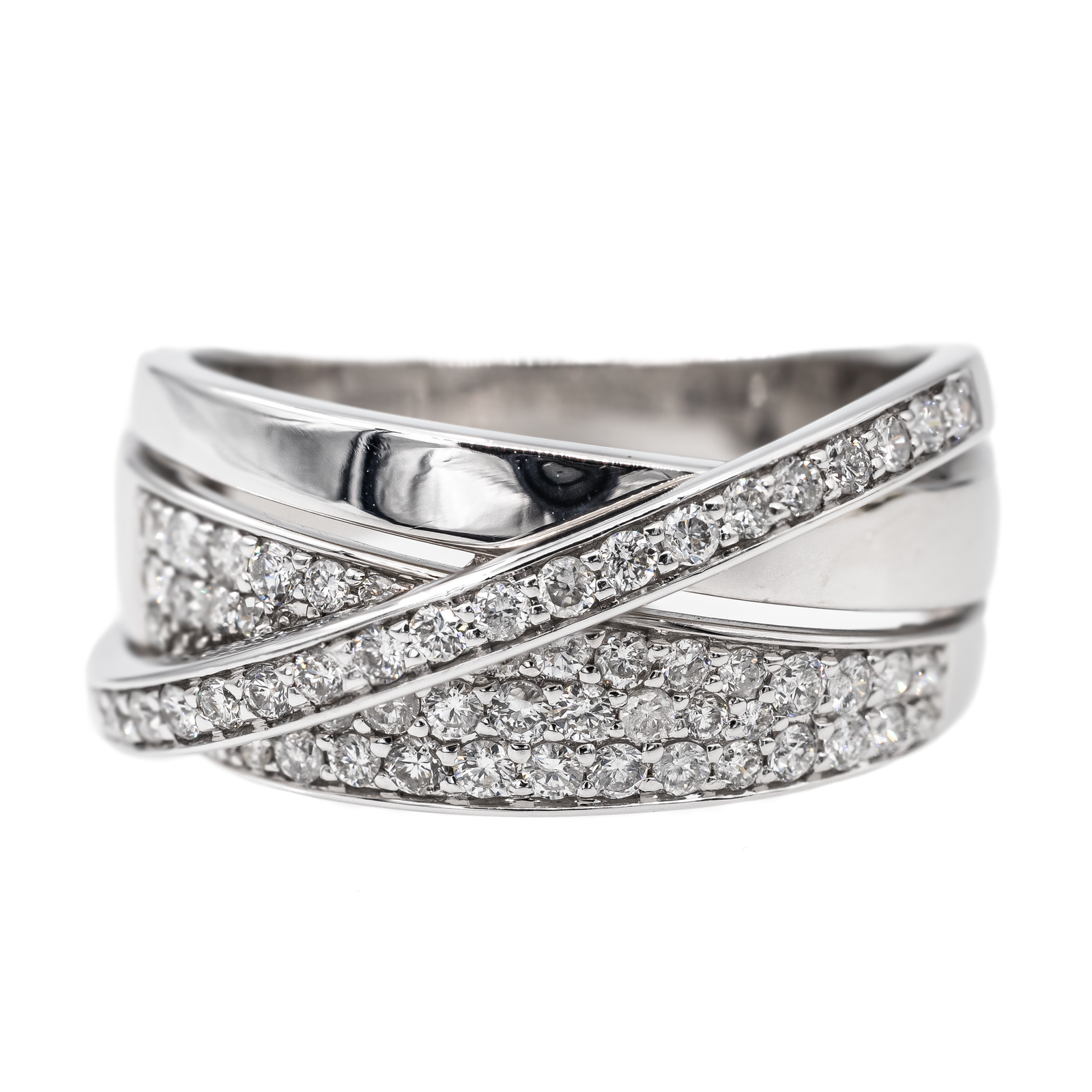 Guy Laroche Bague  Or blanc Diamant
