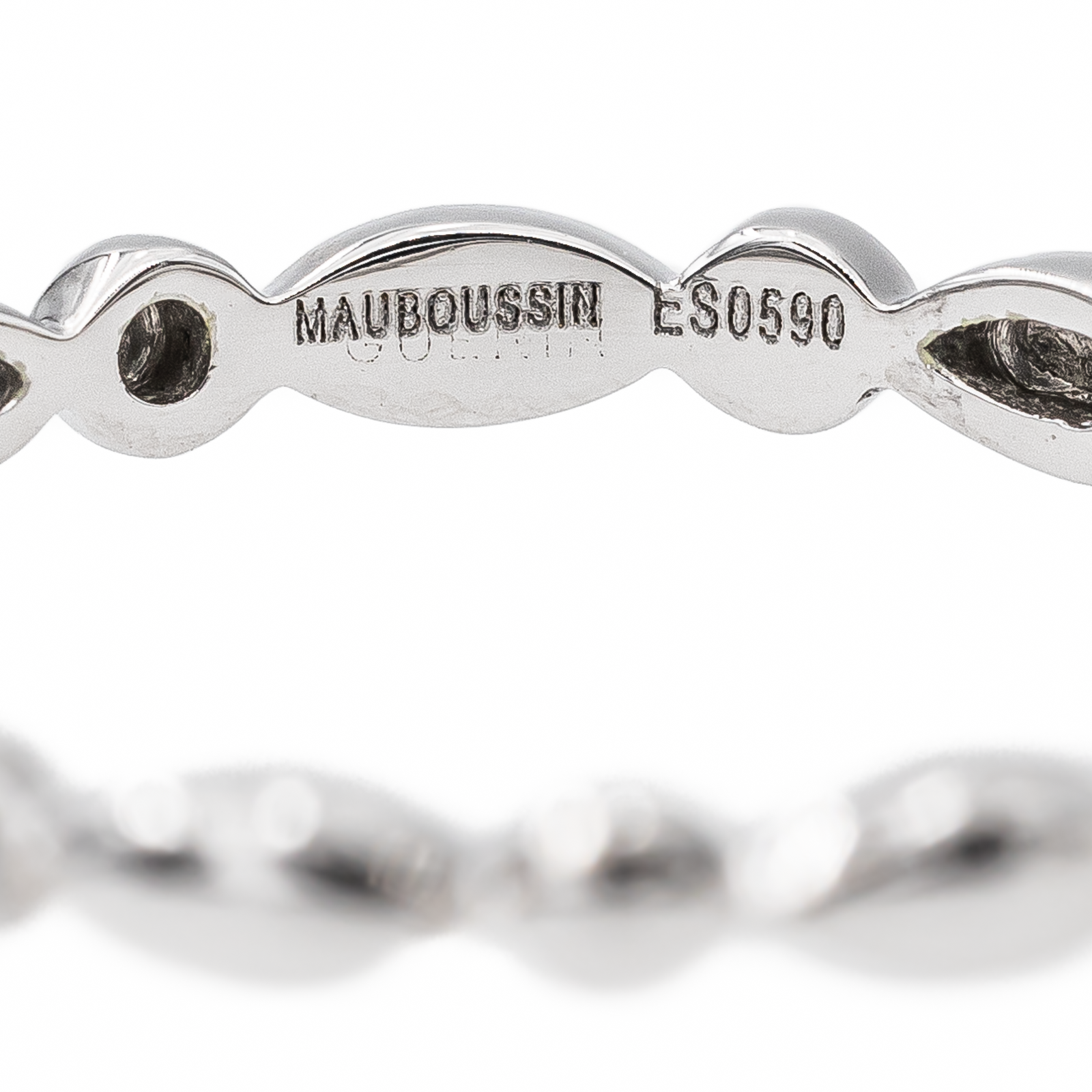 Mauboussin White Gold Wedding Ring